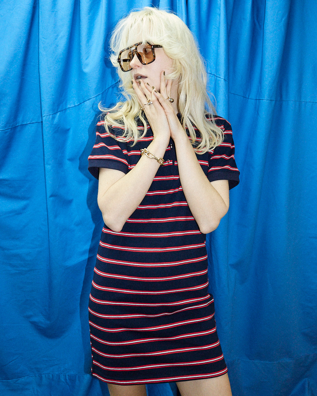 Classic Stripe Polo Dress