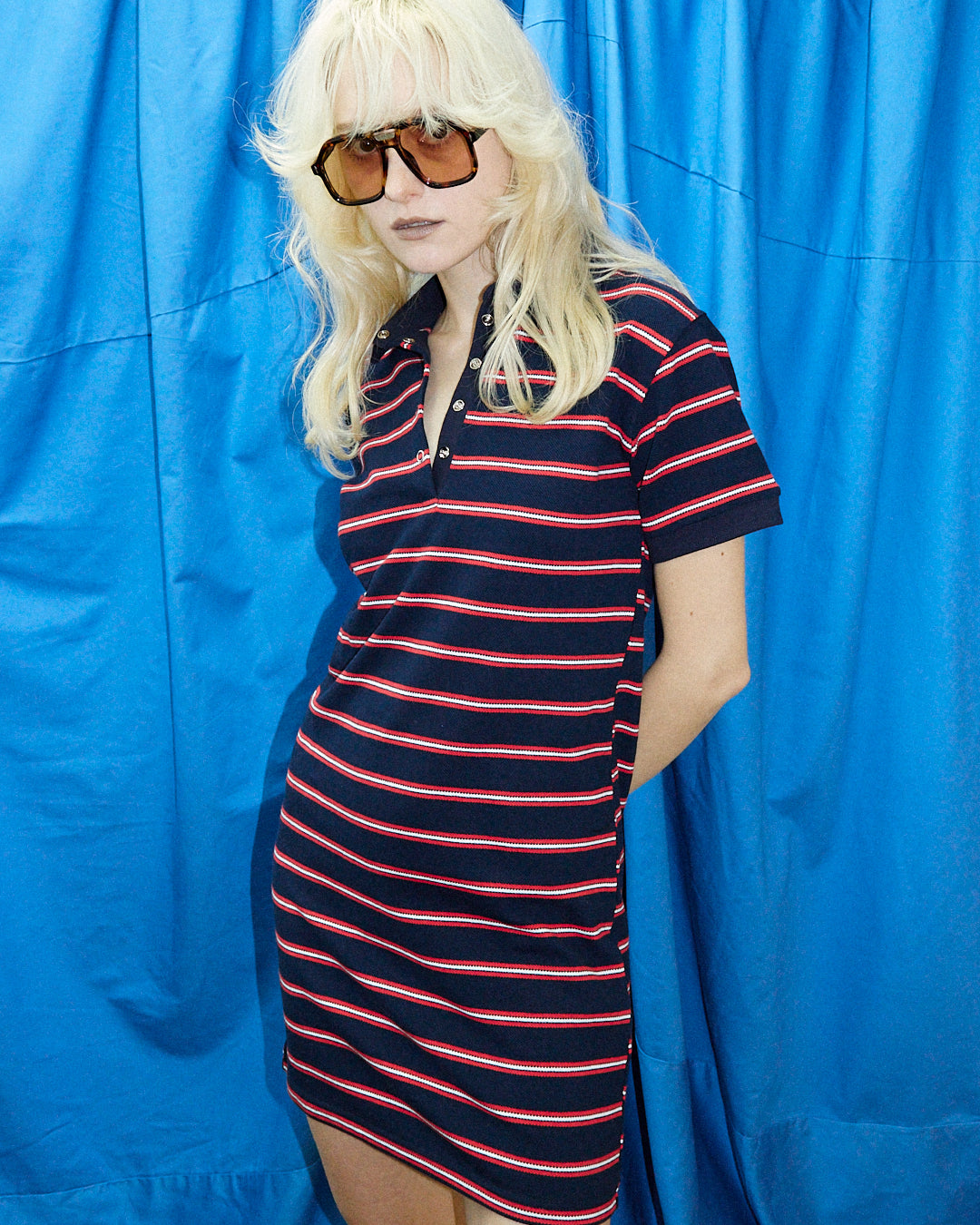 Classic Stripe Polo Dress