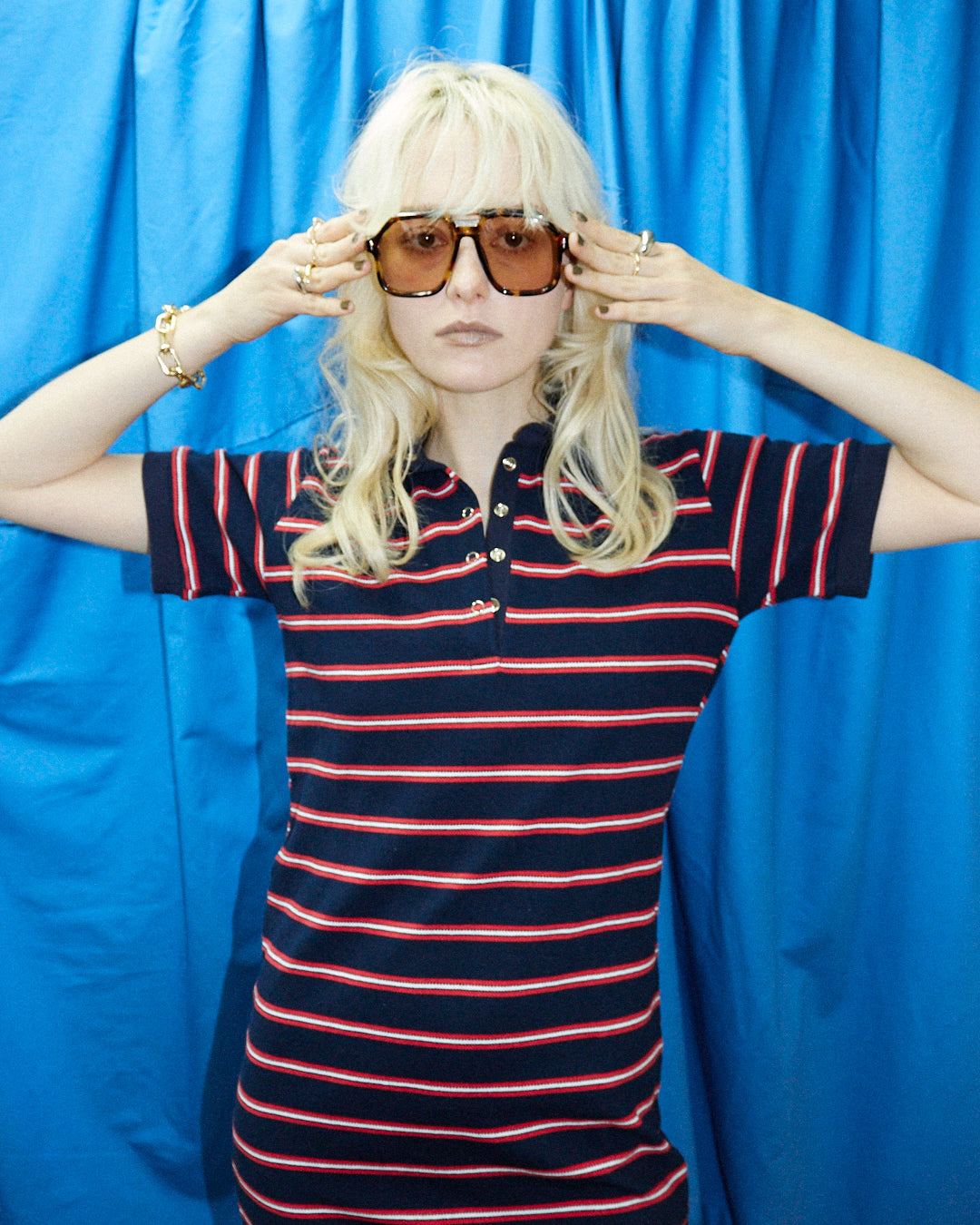 Classic Stripe Polo Dress