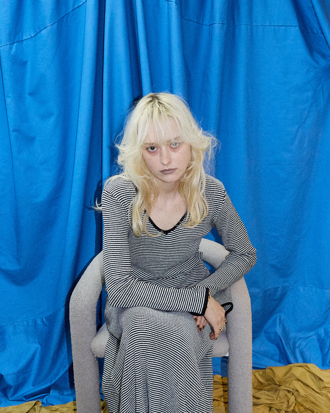 Wave Knit Maxi Dress