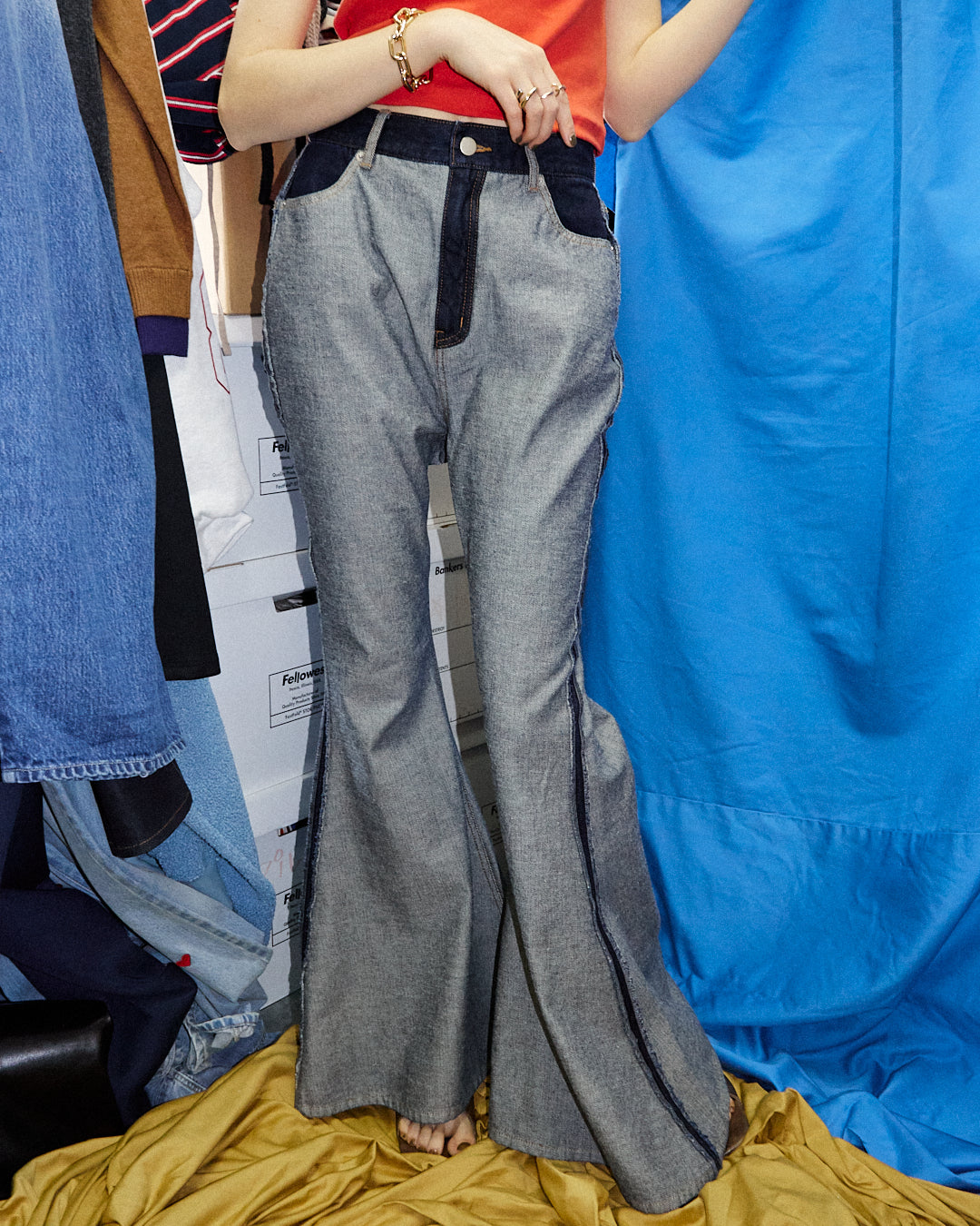 【PRE ORDER】Wide Bell Flare Denim