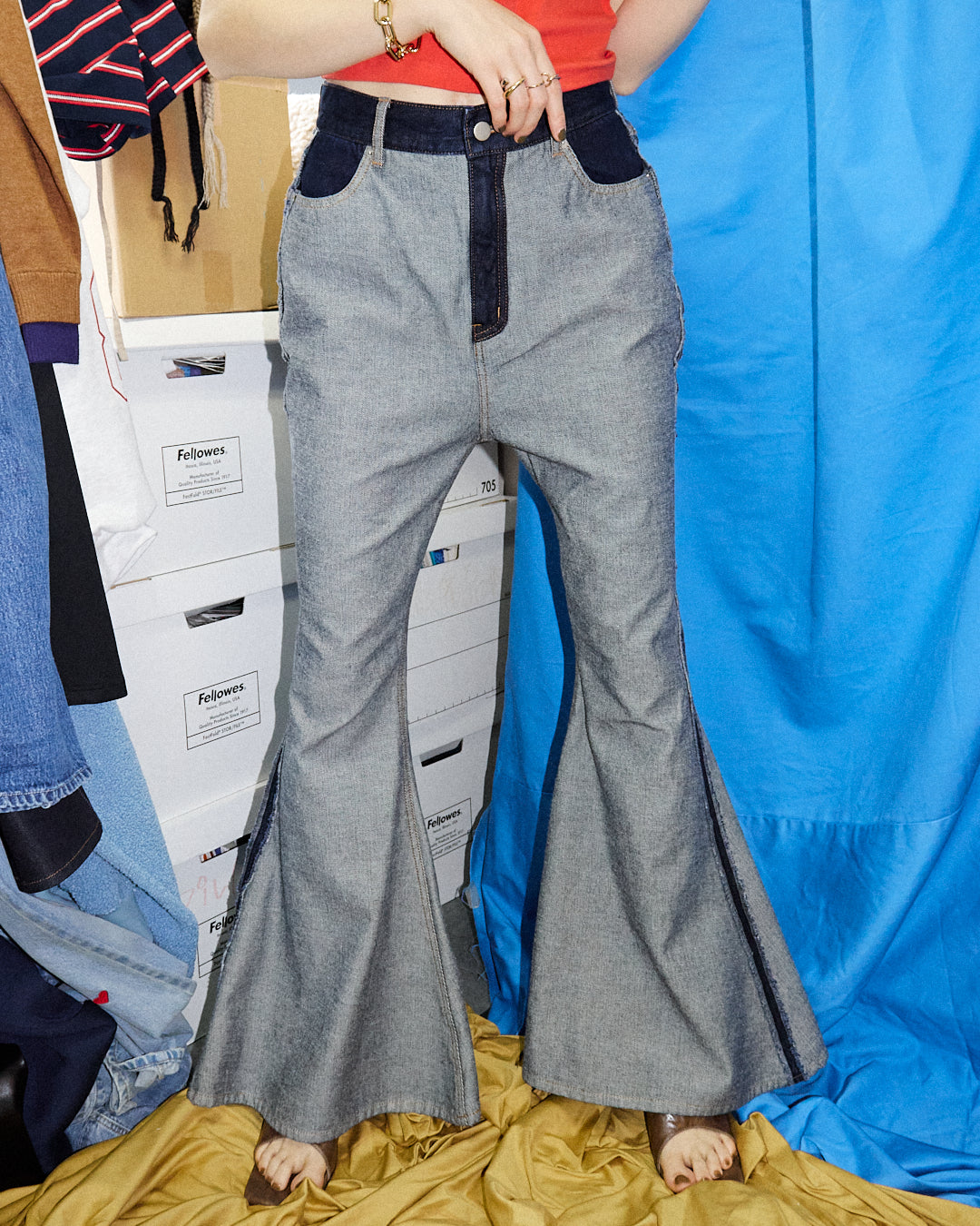 【PRE ORDER】Wide Bell Flare Denim