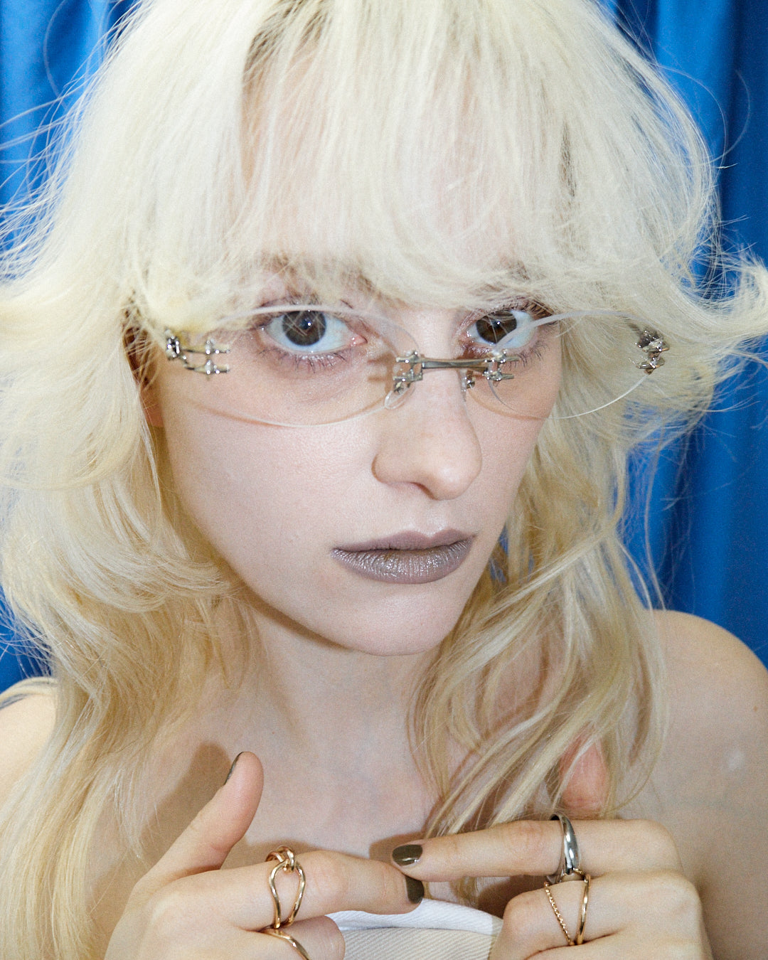 【W.E.Y】Sharp Muse Glasses
