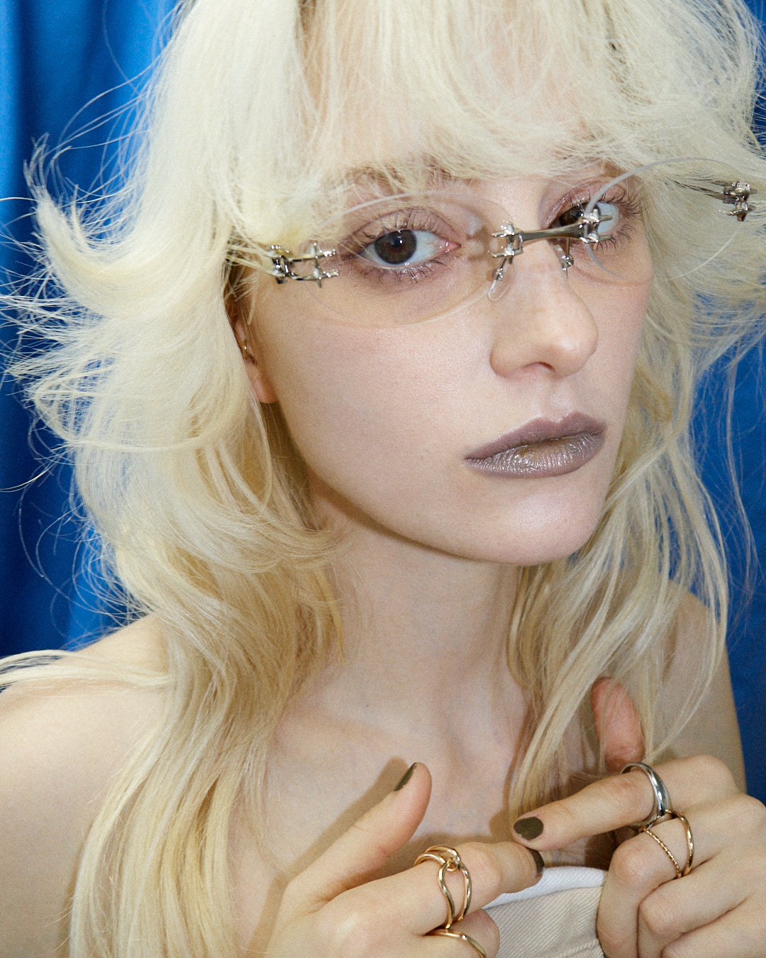 【W.E.Y】Sharp Muse Glasses