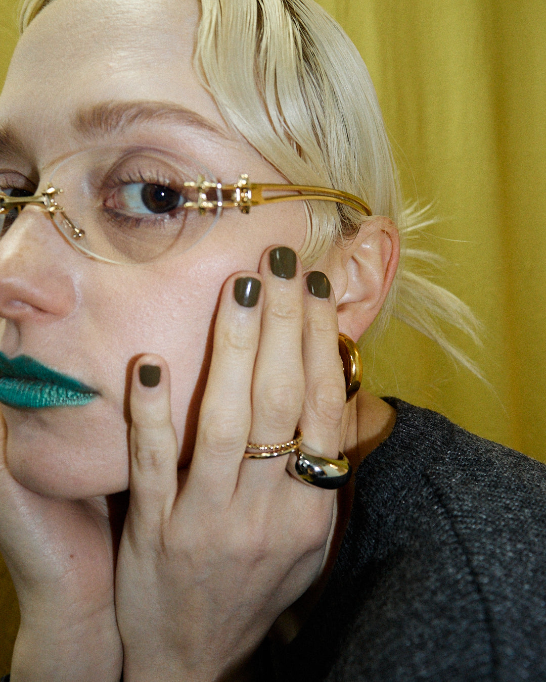 【W.E.Y】Sharp Muse Glasses
