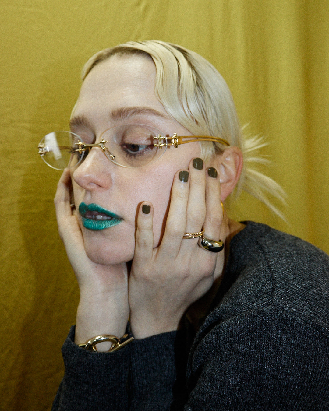 【W.E.Y】Sharp Muse Glasses