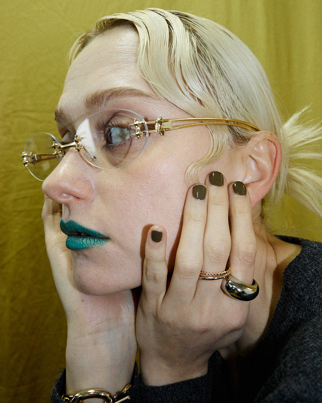 【W.E.Y】Sharp Muse Glasses