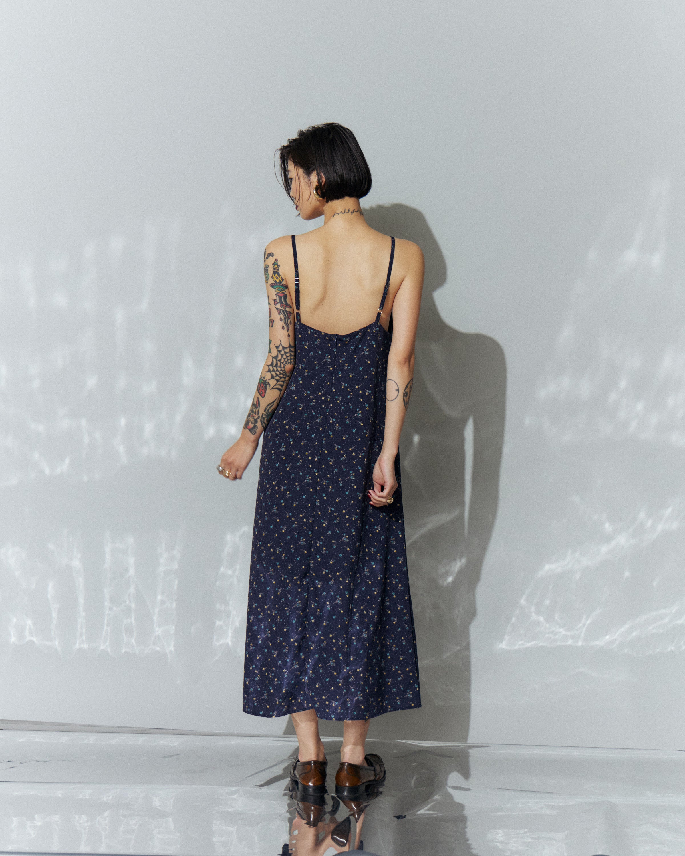 Flower Cami Long Dress