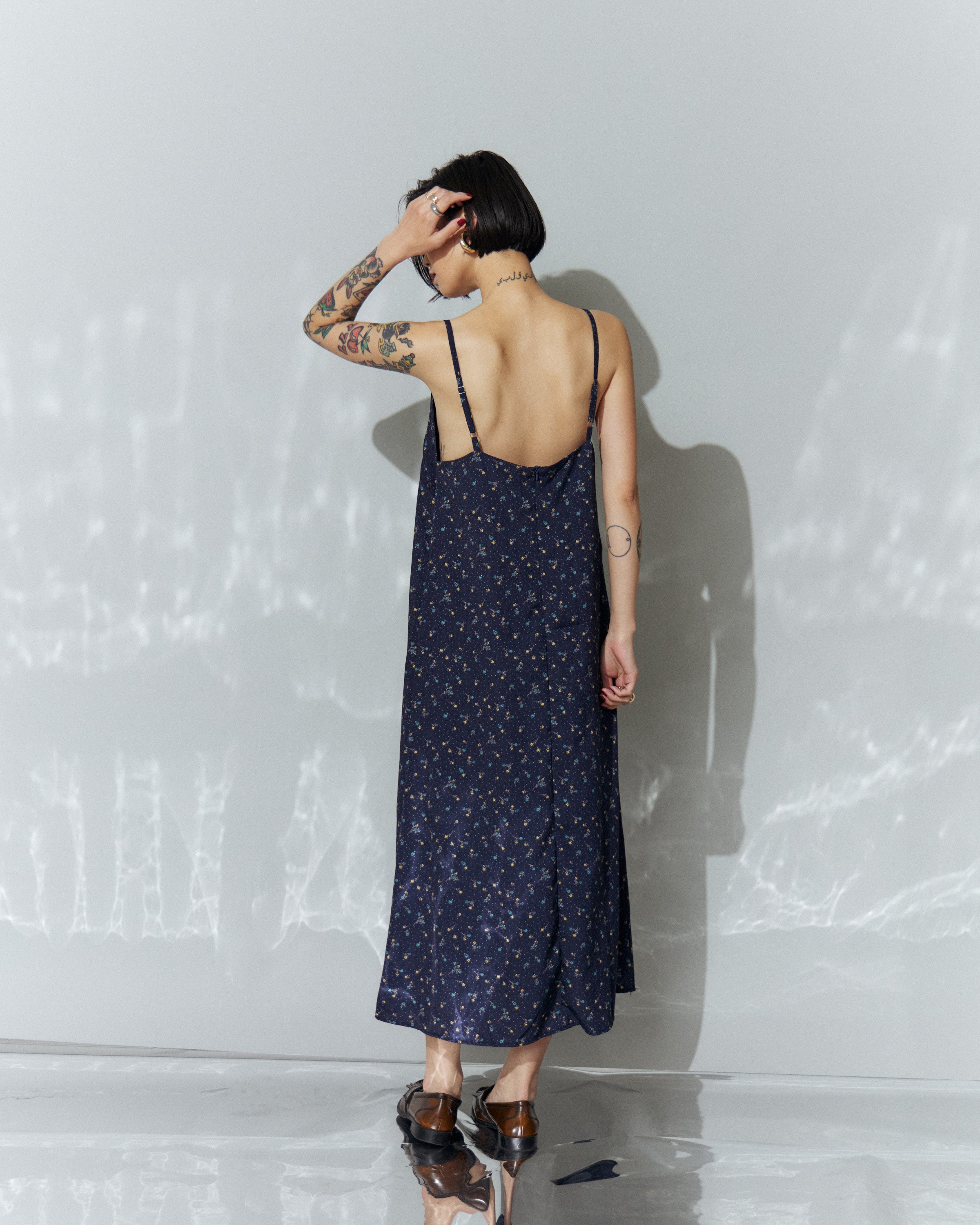 Flower Cami Long Dress