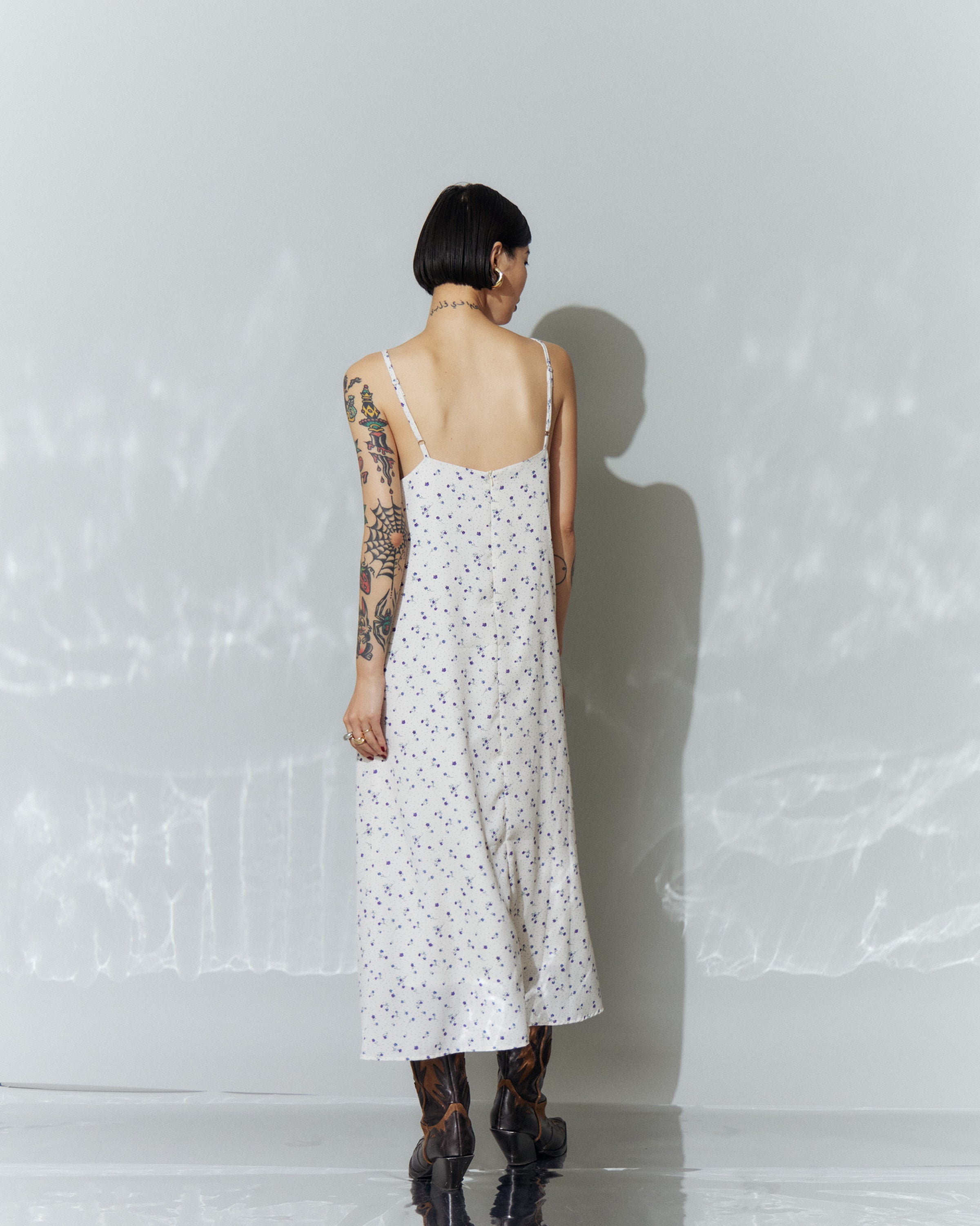 Flower Cami Long Dress