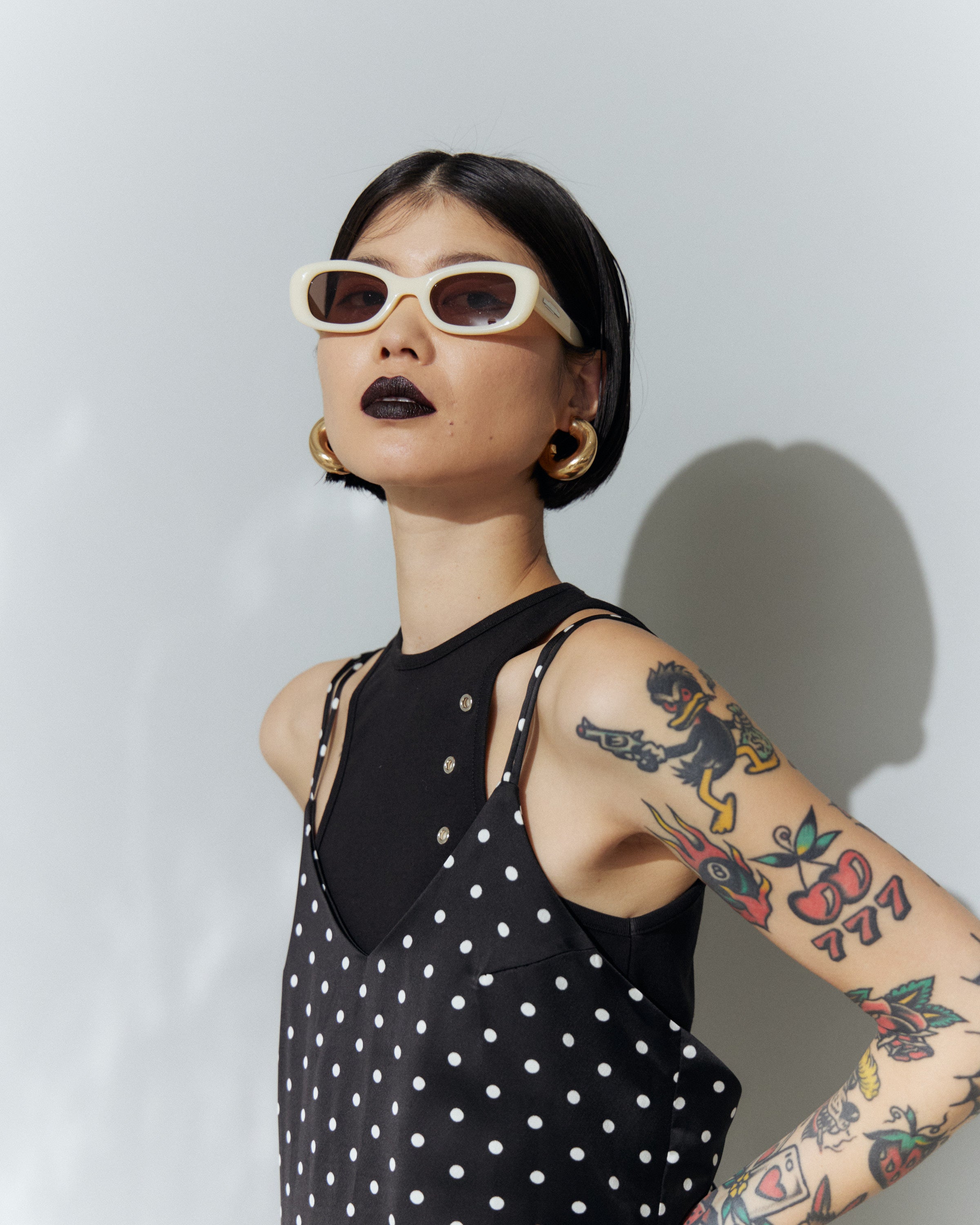 Eyelet Slim Tank Top