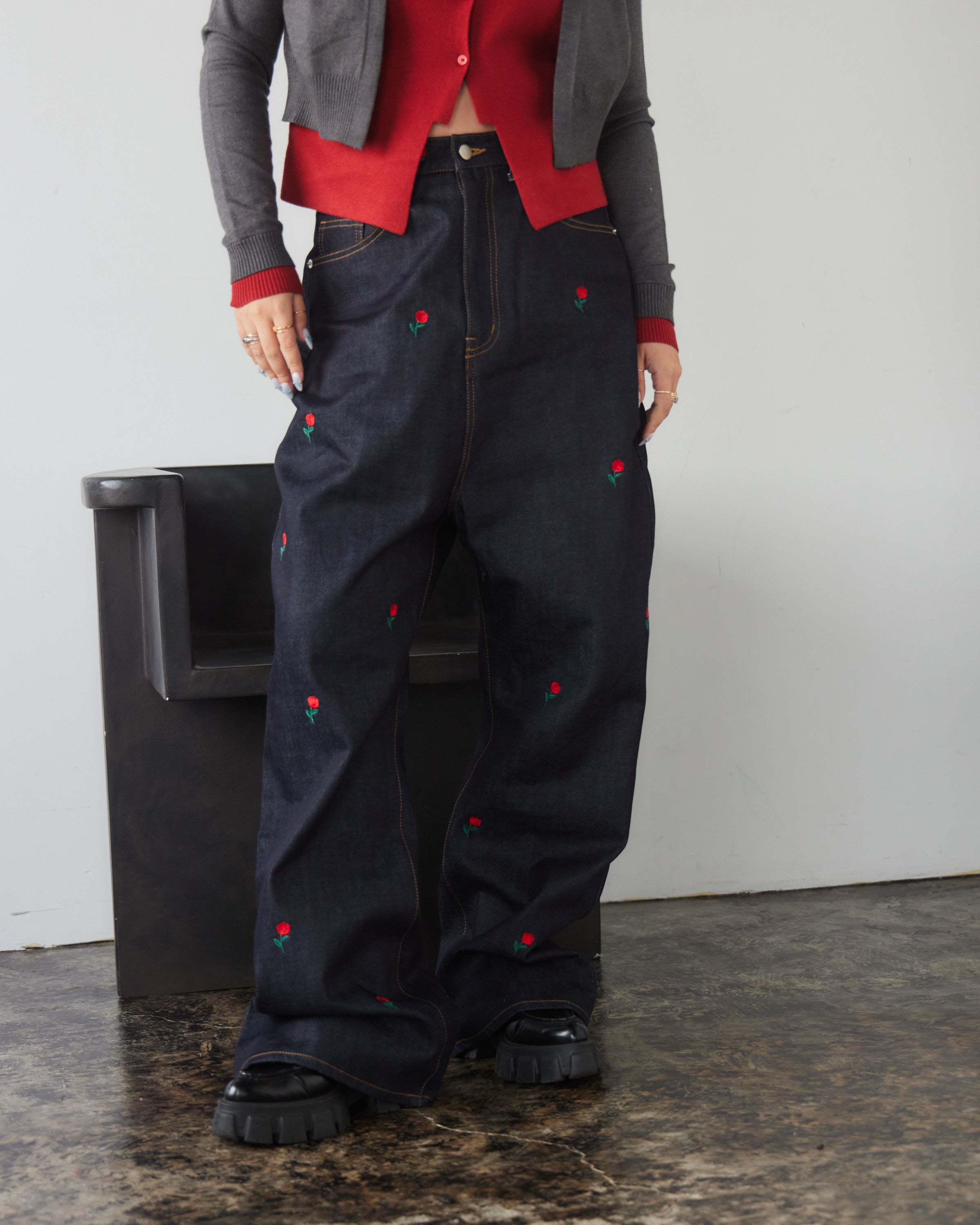 Playful Stitch Jeans