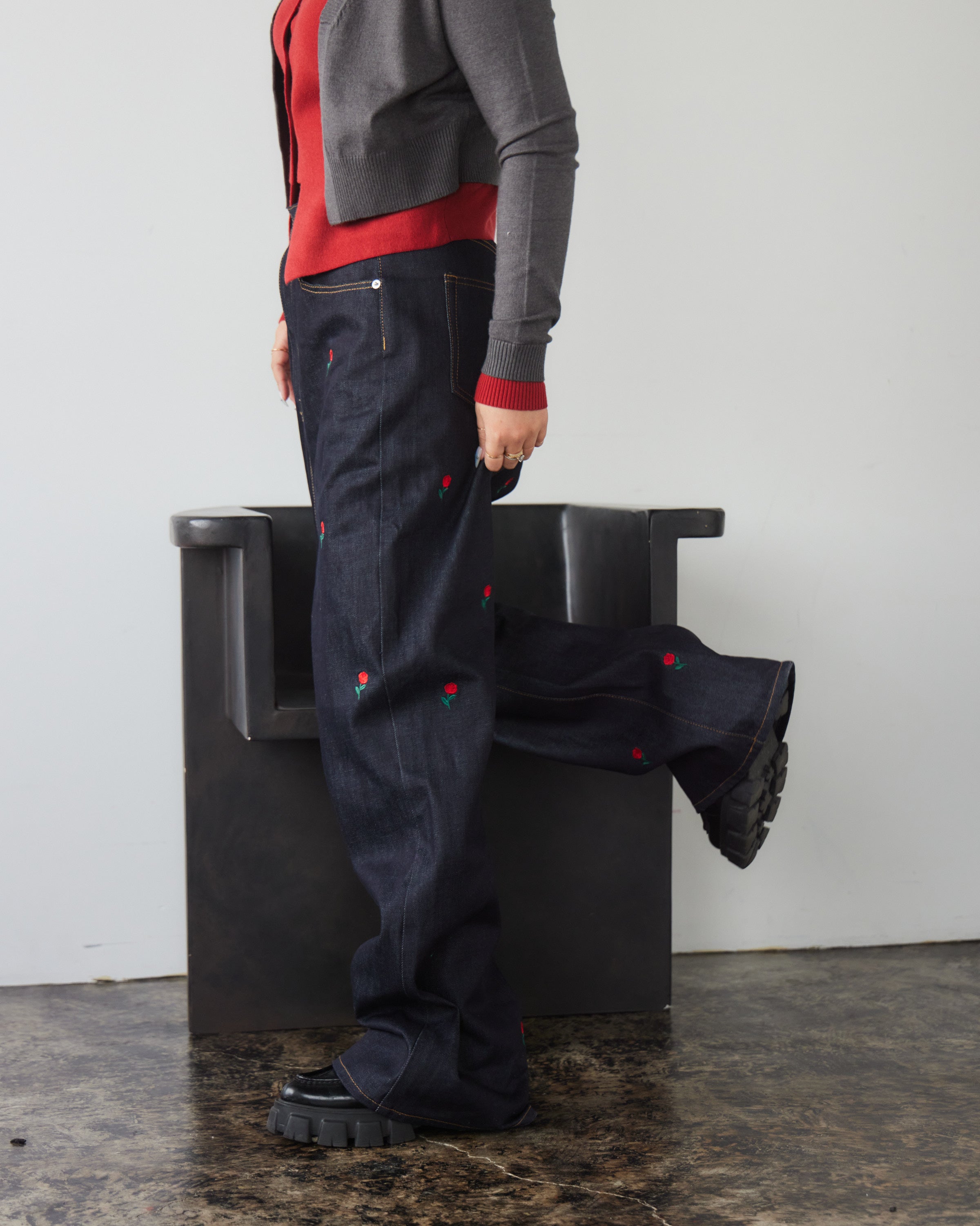 Playful Stitch Jeans