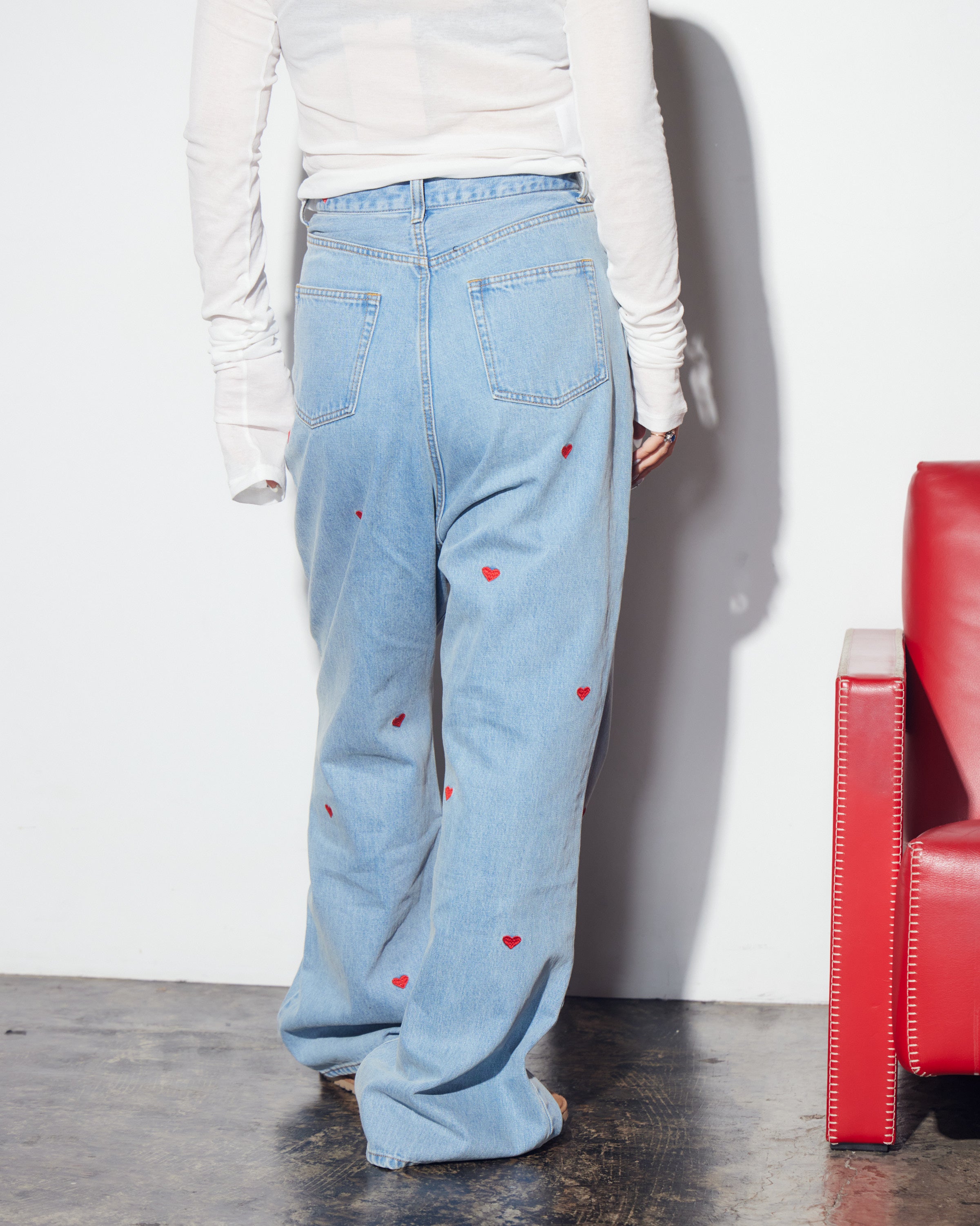 Playful Stitch Jeans
