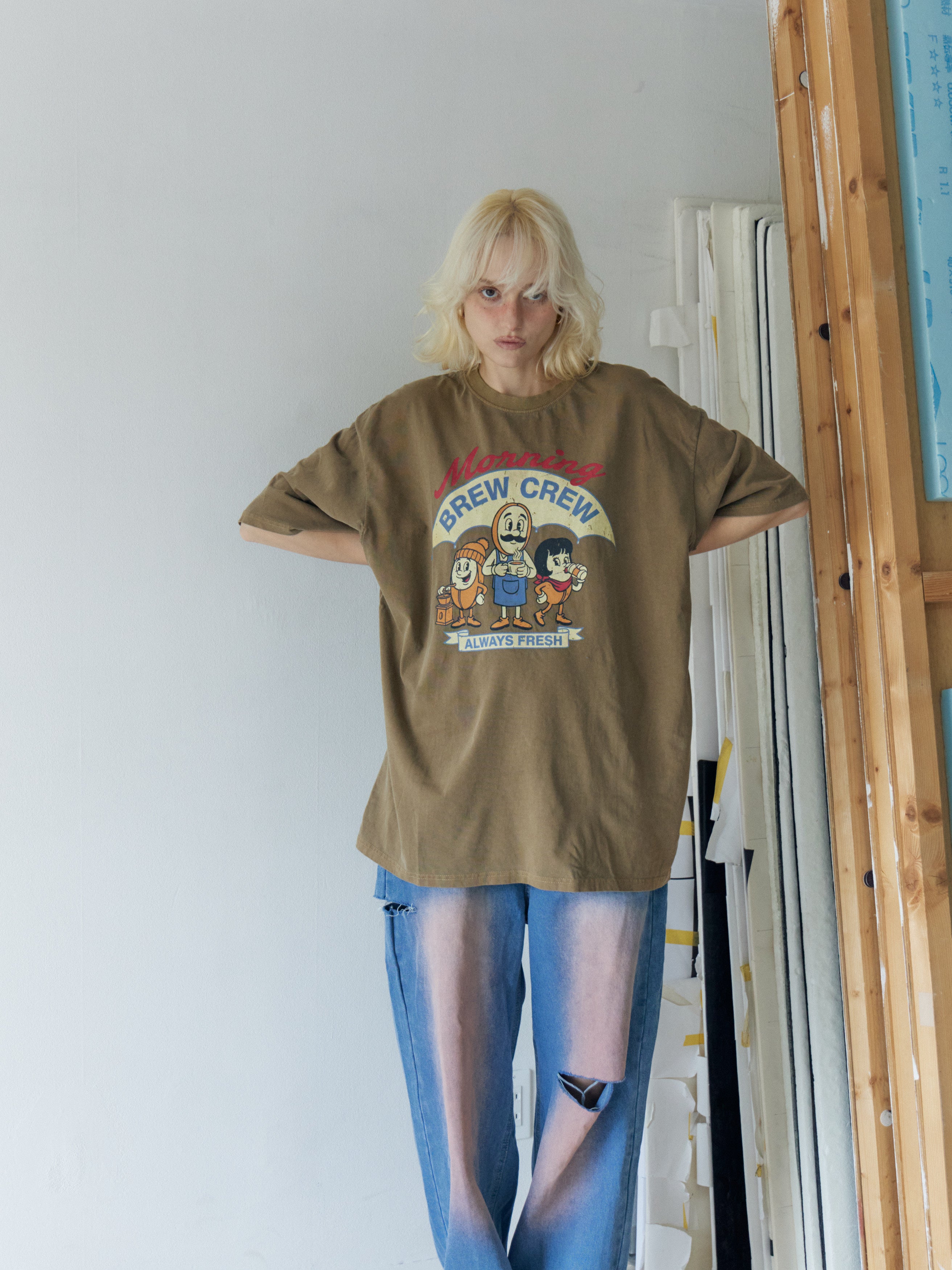 Morning Crew Vintage Tee