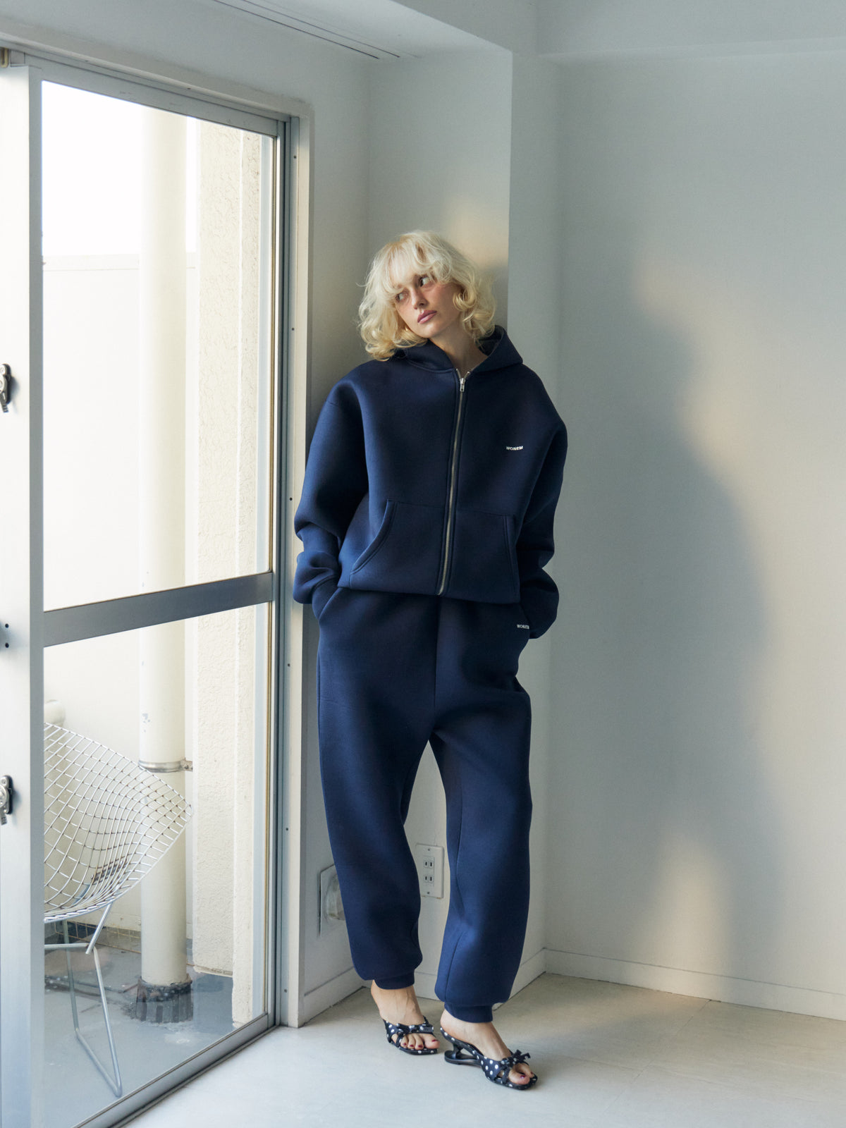 Double Face Logo Pants