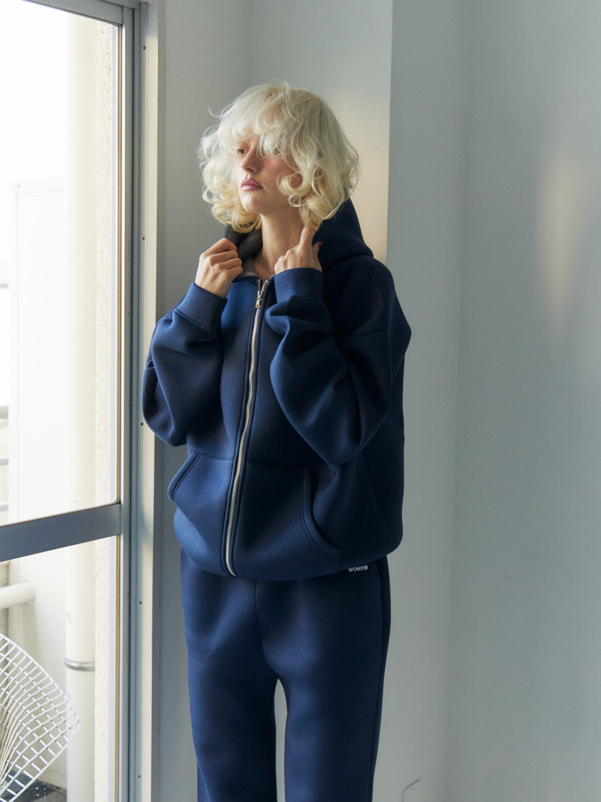 Double Face Logo Pants
