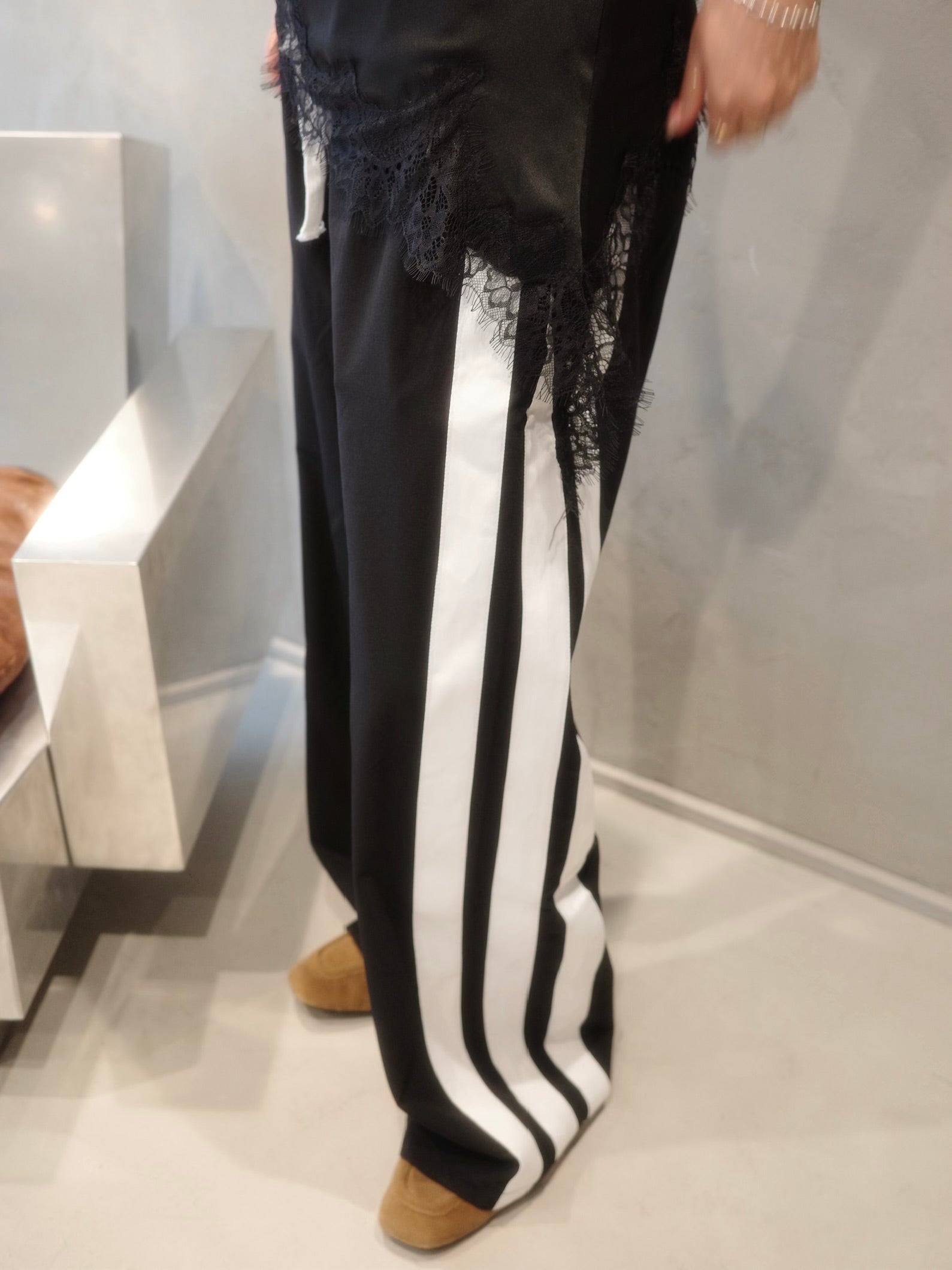 Side Line Track Wide Pants