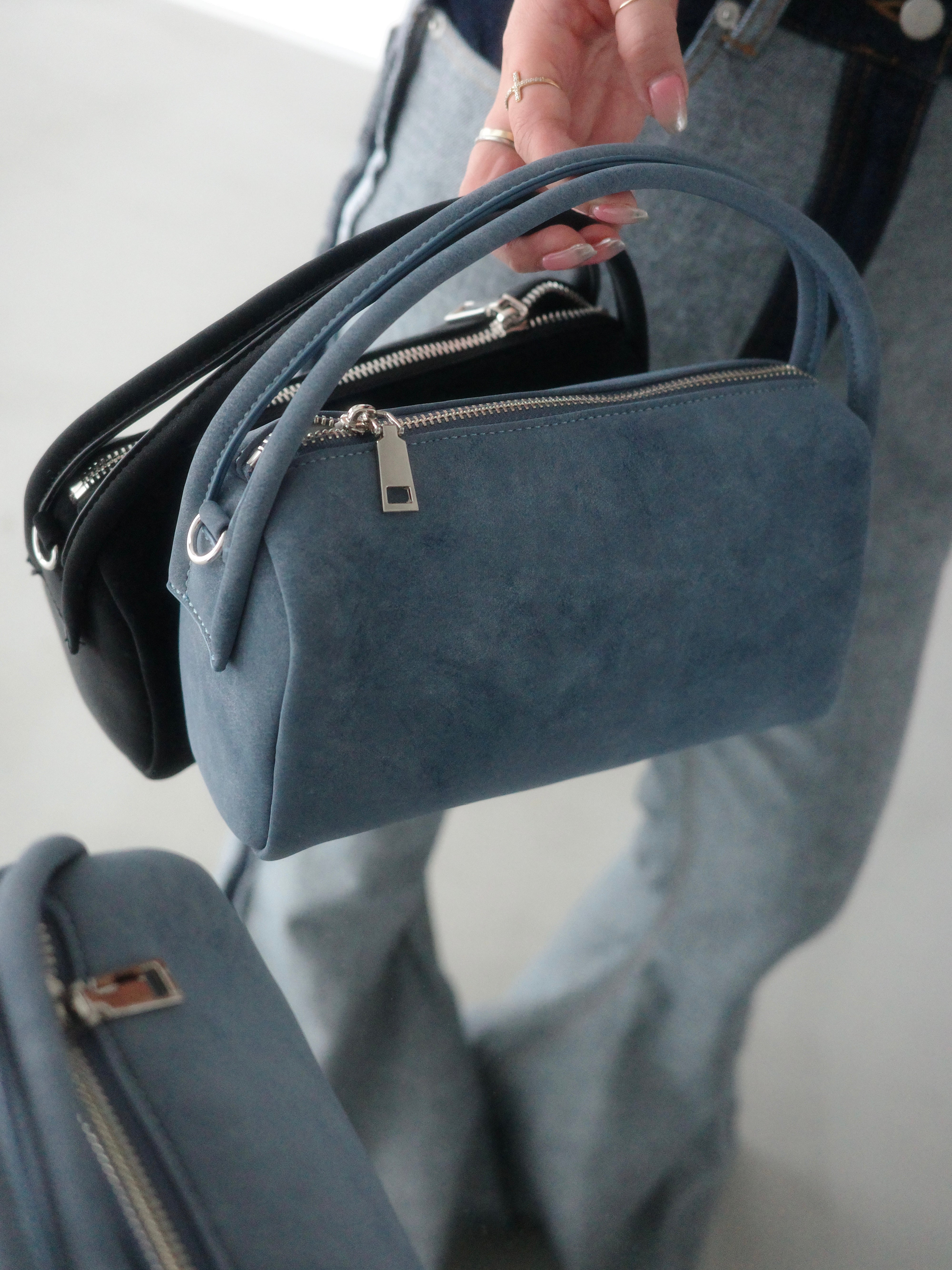 Soft Leather Mini Boston