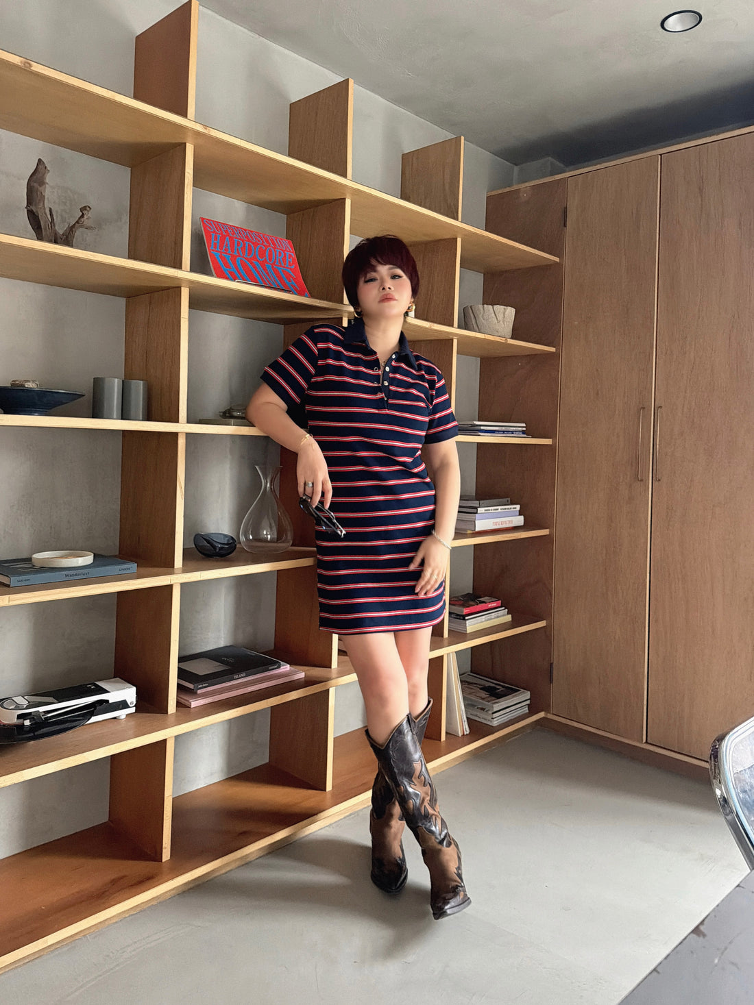 Classic Stripe Polo Dress