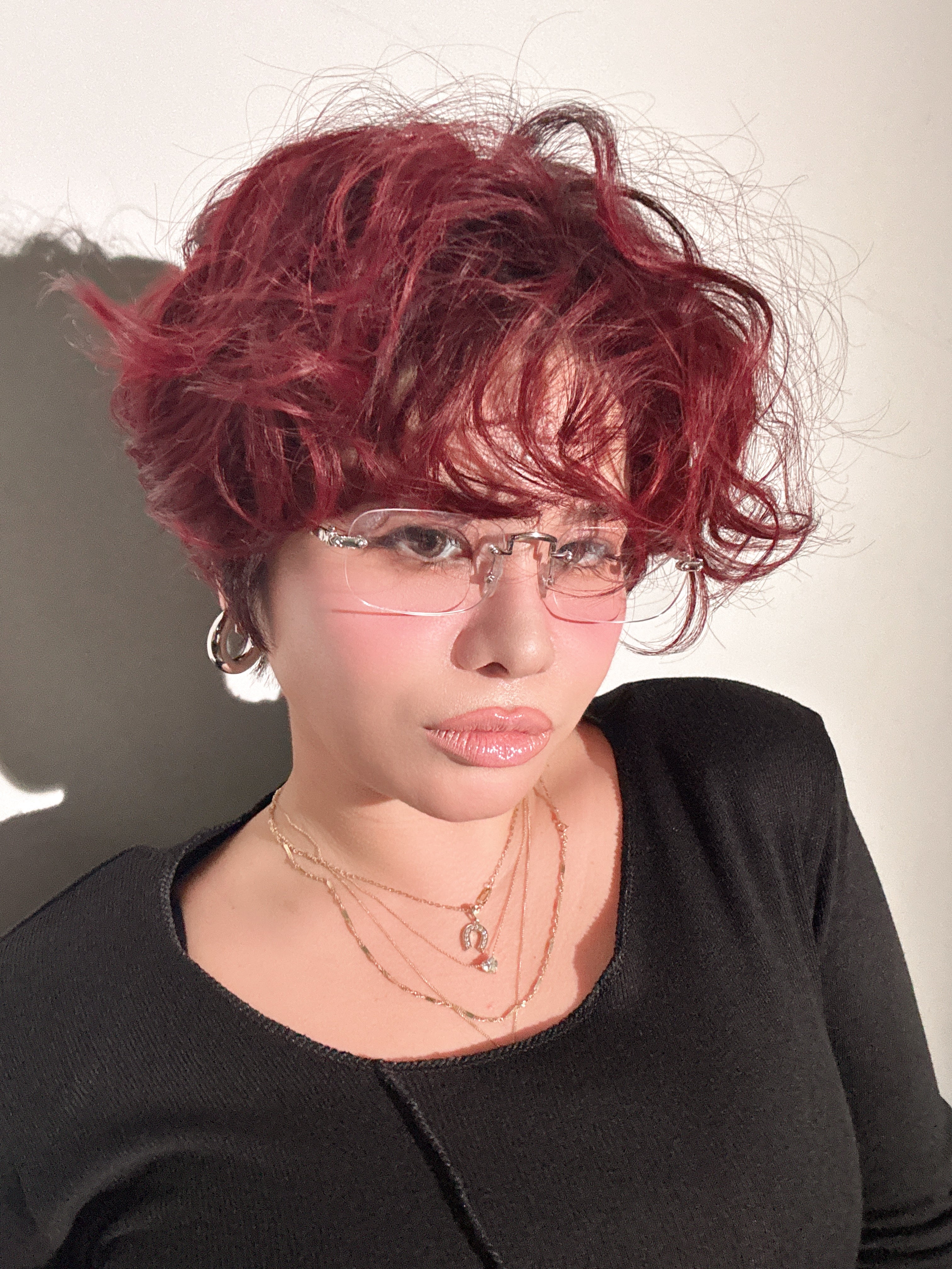 【W.E.Y】Airy Optical Rimless