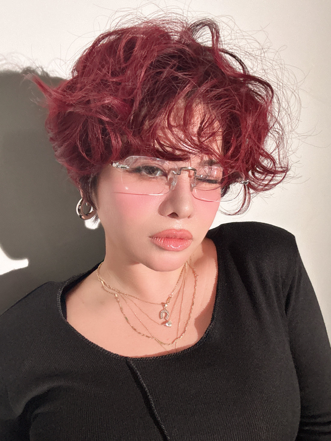【W.E.Y】Airy Optical Rimless