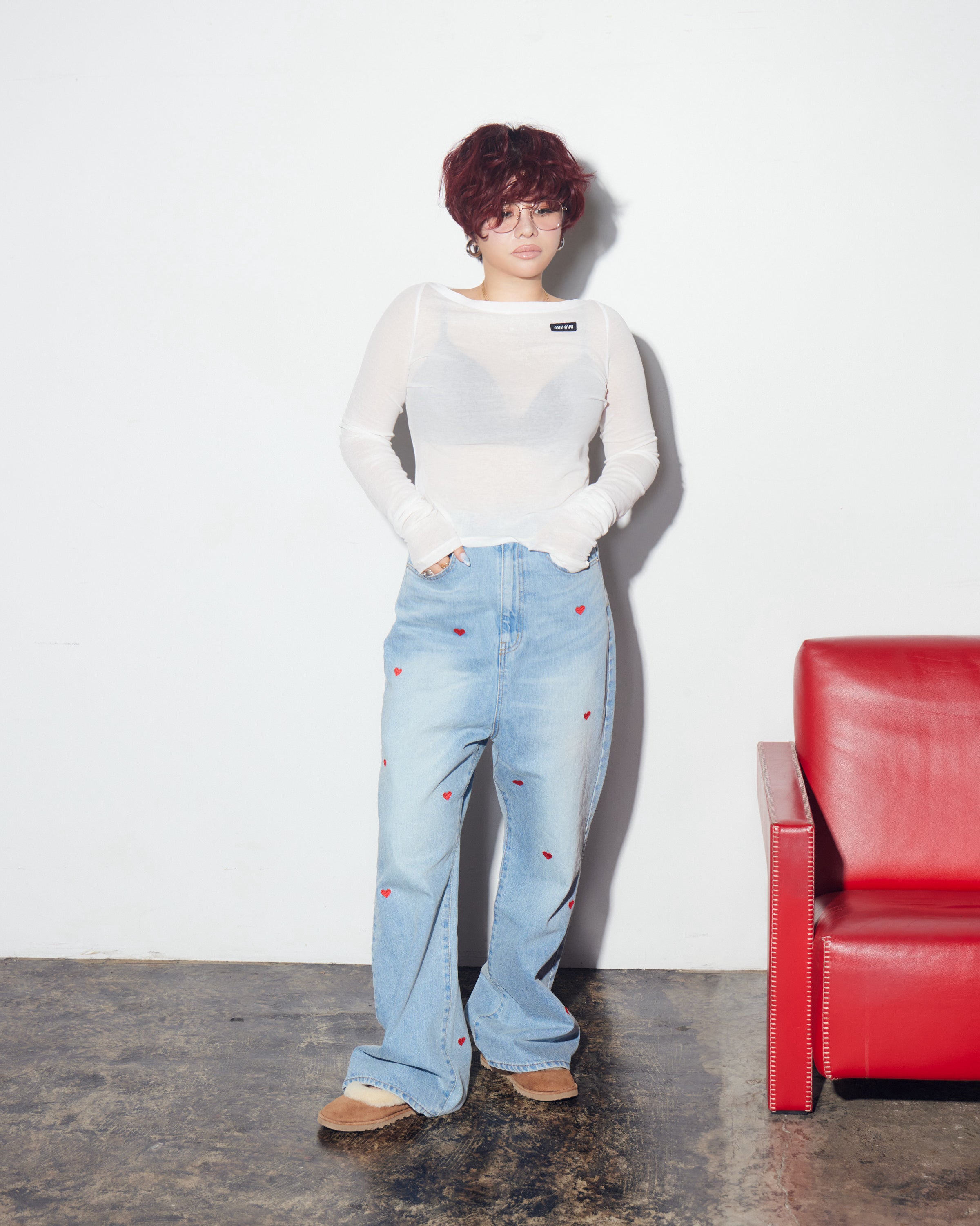 Playful Stitch Jeans