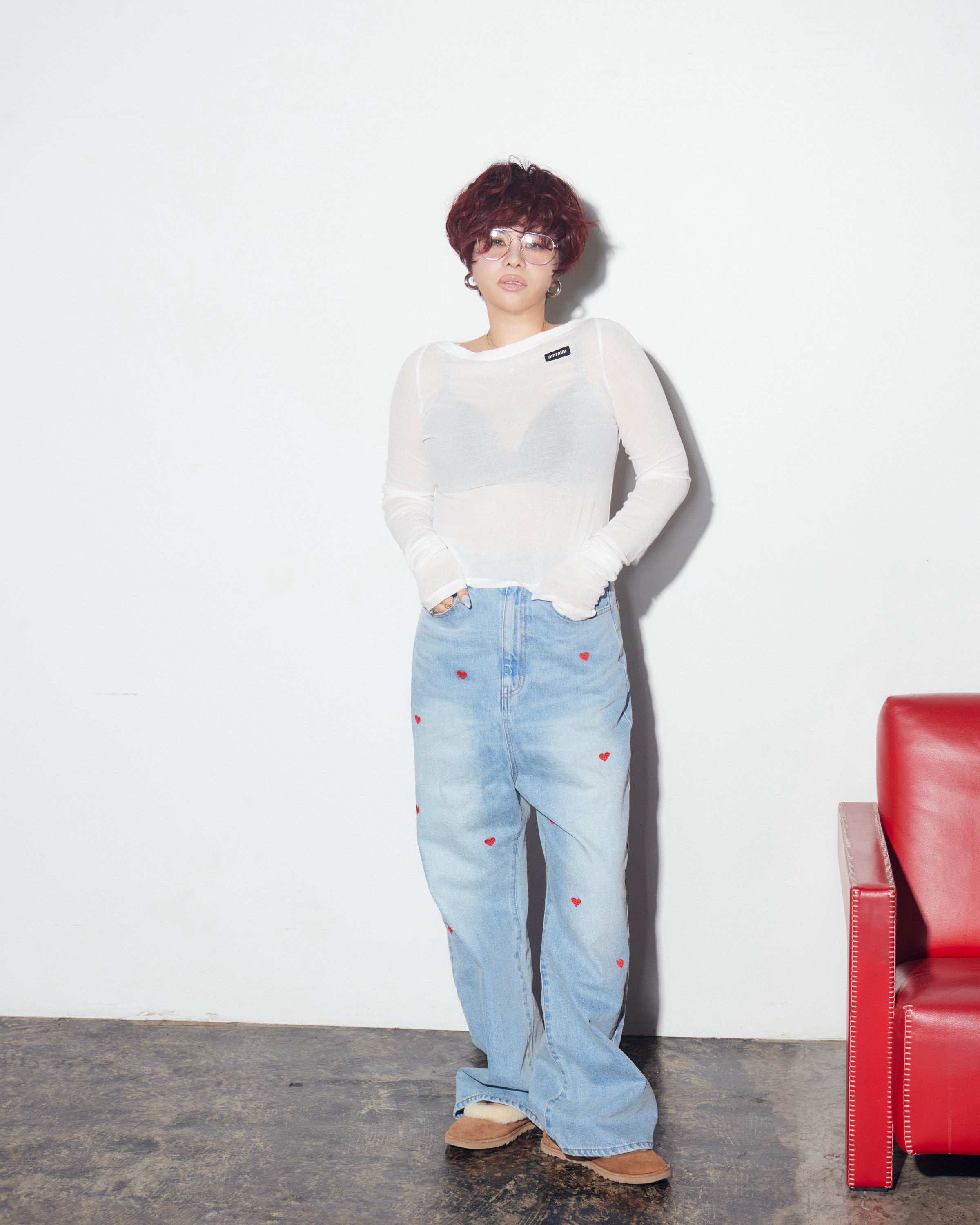 Playful Stitch Jeans