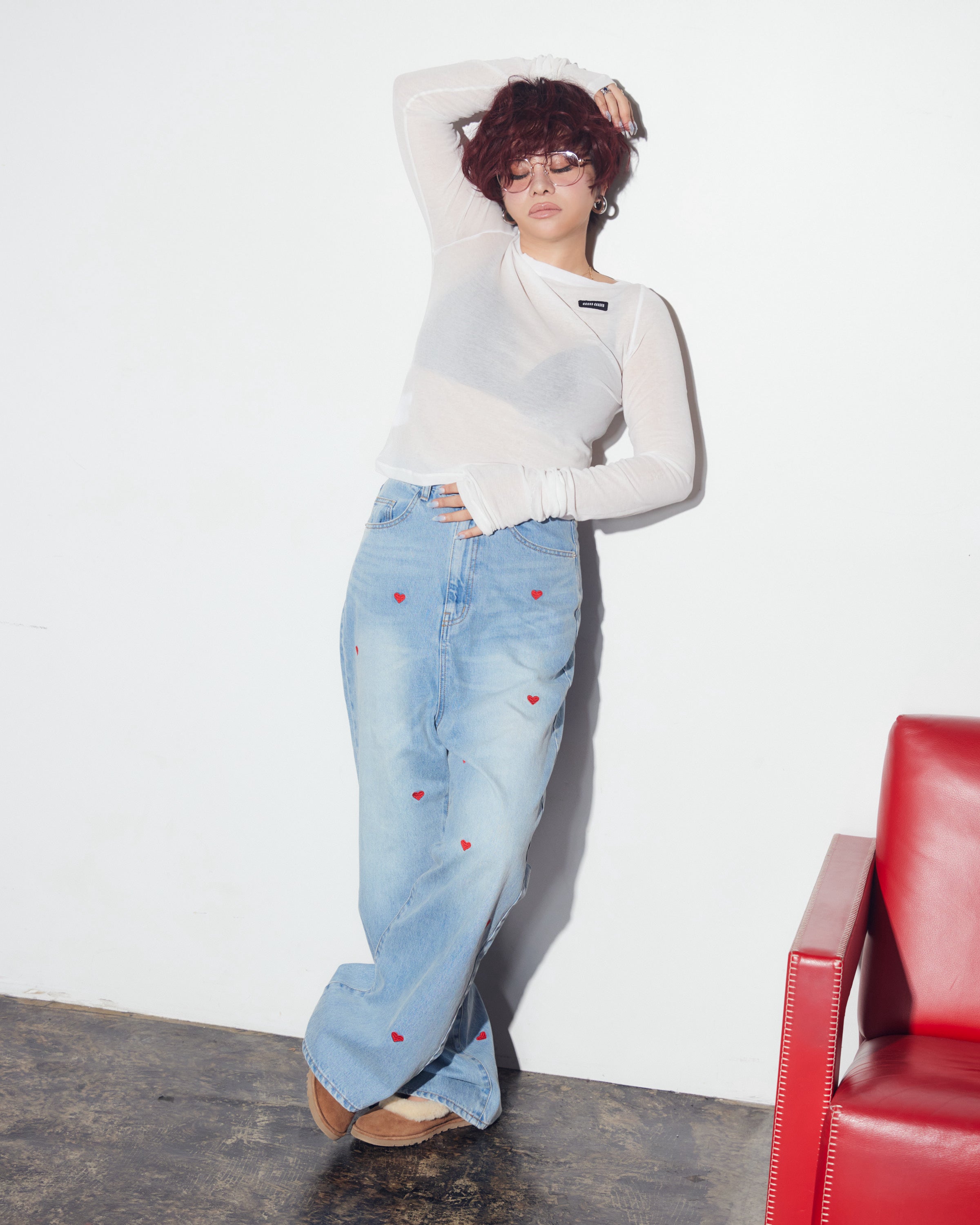 Playful Stitch Jeans