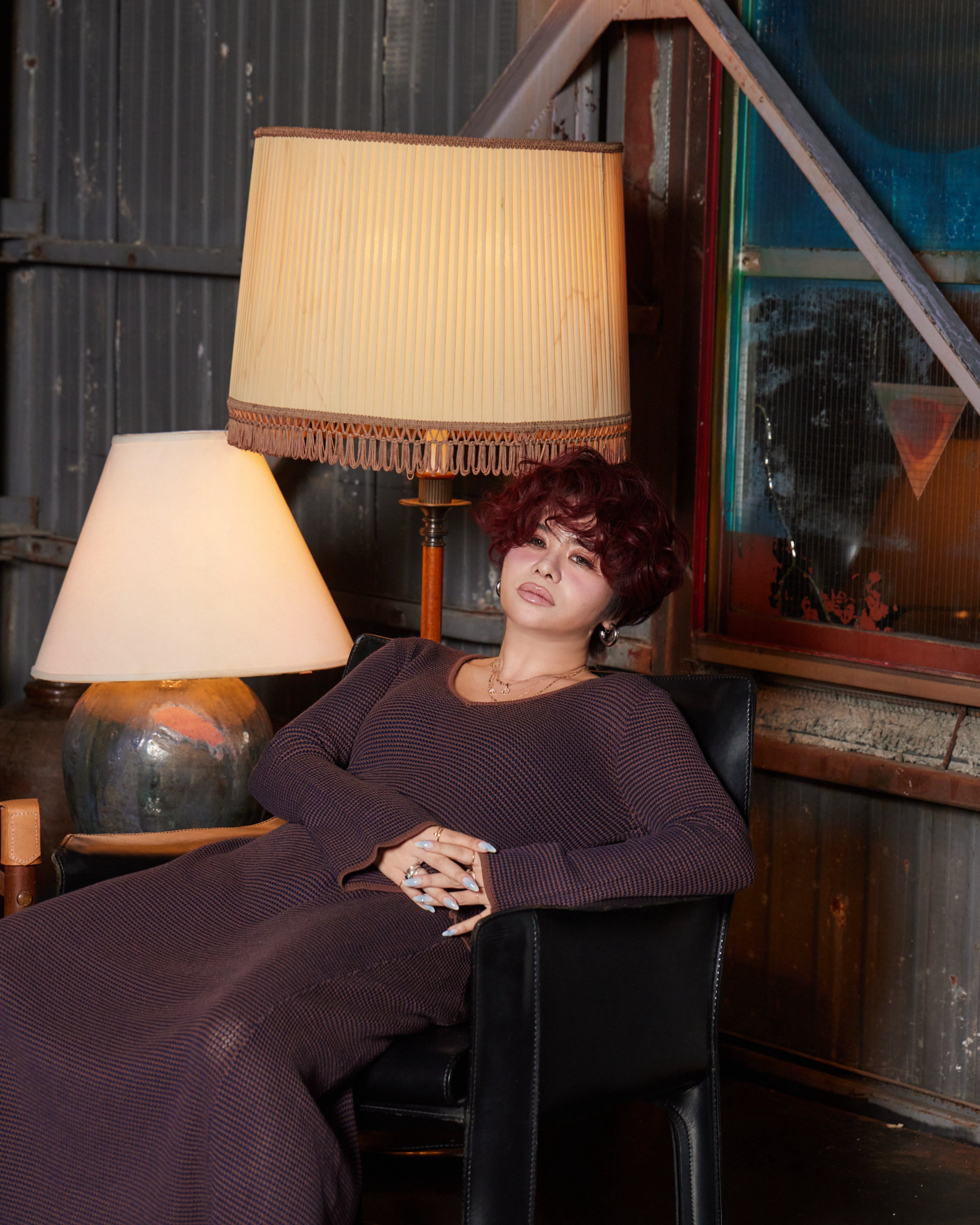 Wave Knit Maxi Dress