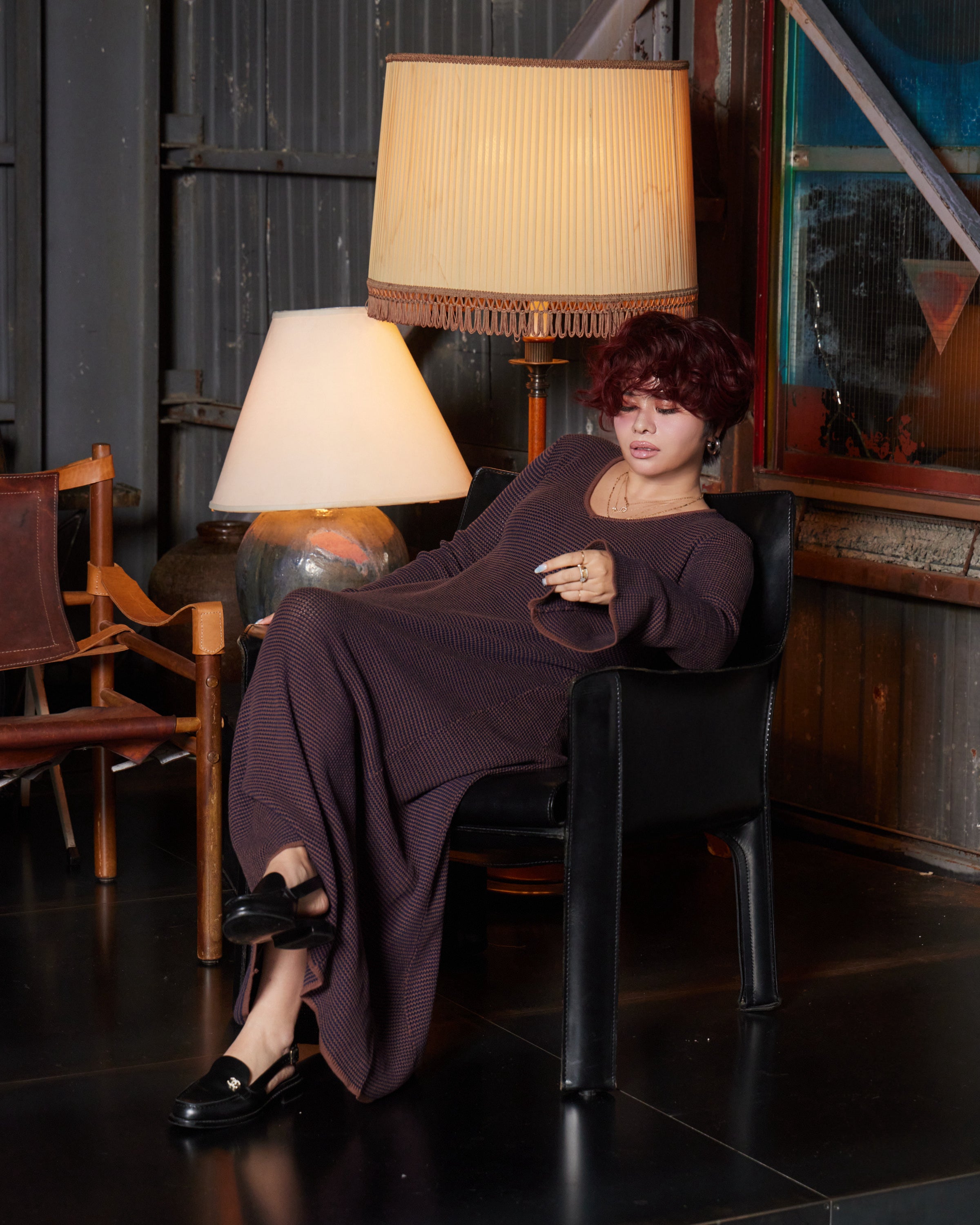 Wave Knit Maxi Dress