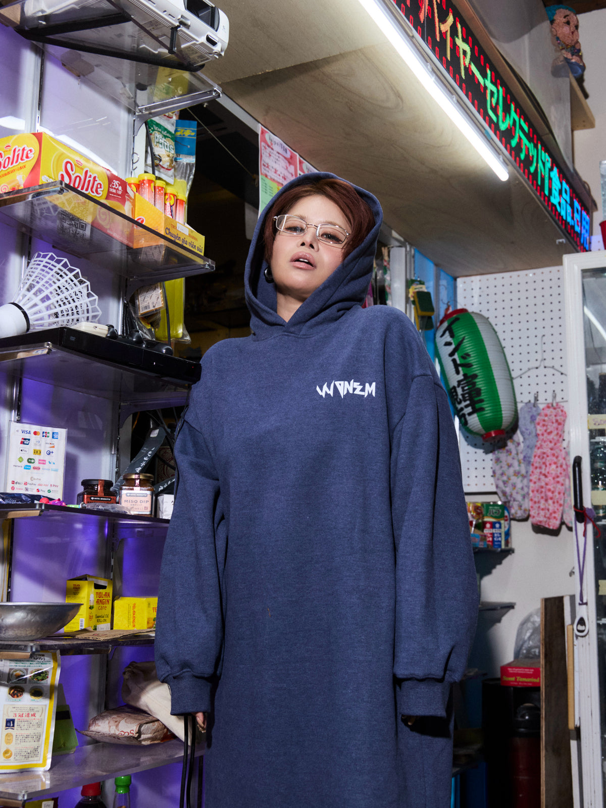 【W.E.Y】Sharp Line Glasses