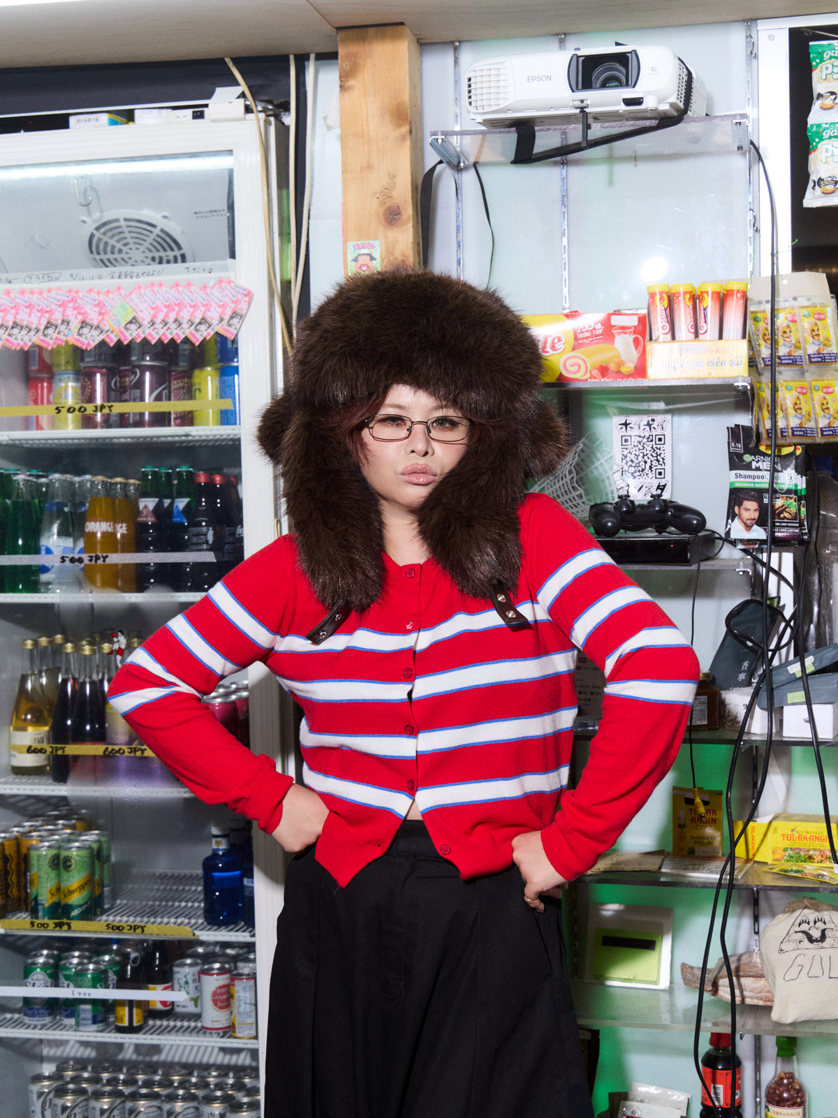 【W.E.Y】Sharp Line Glasses