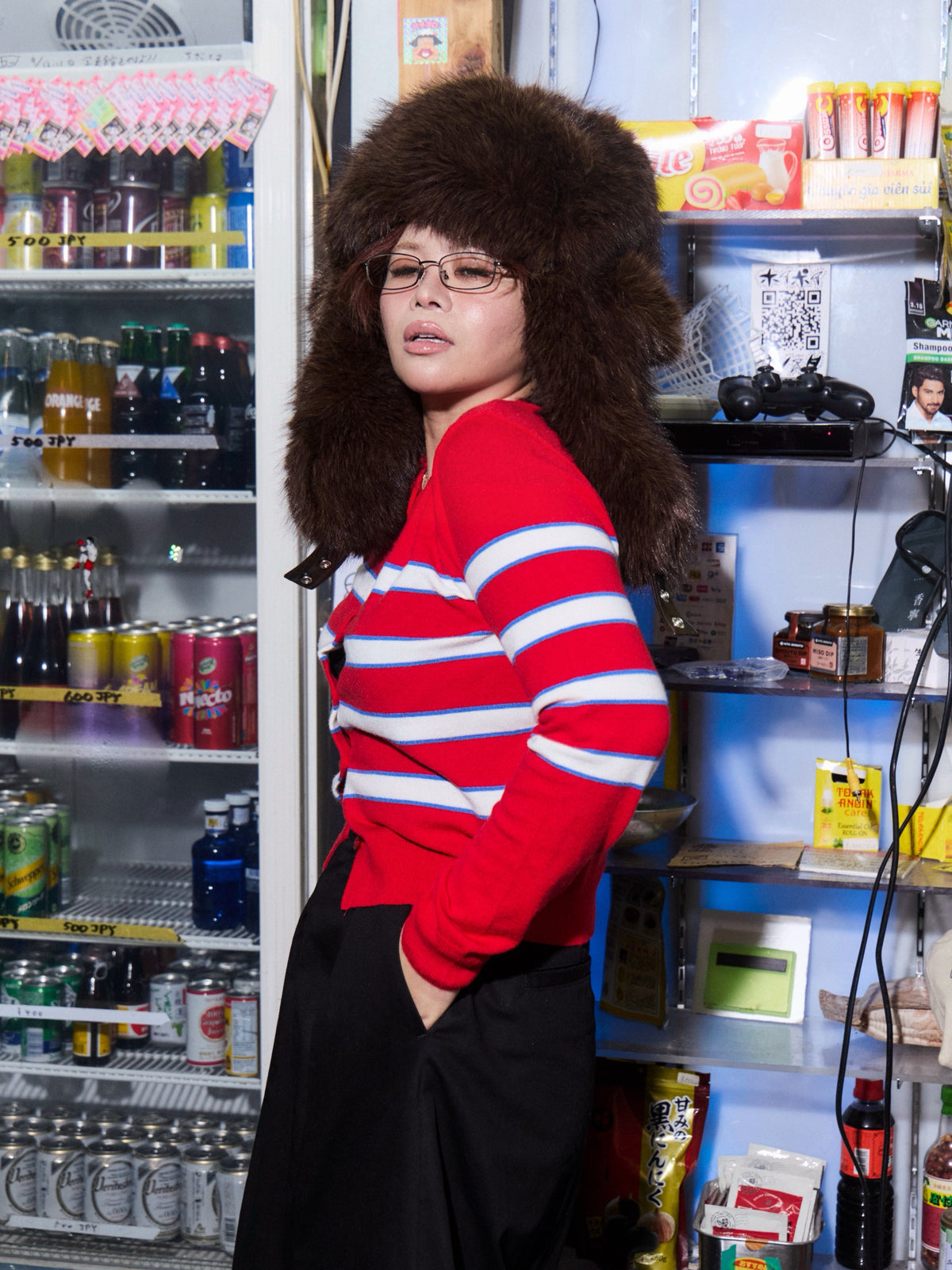 Retro Border Cardigan