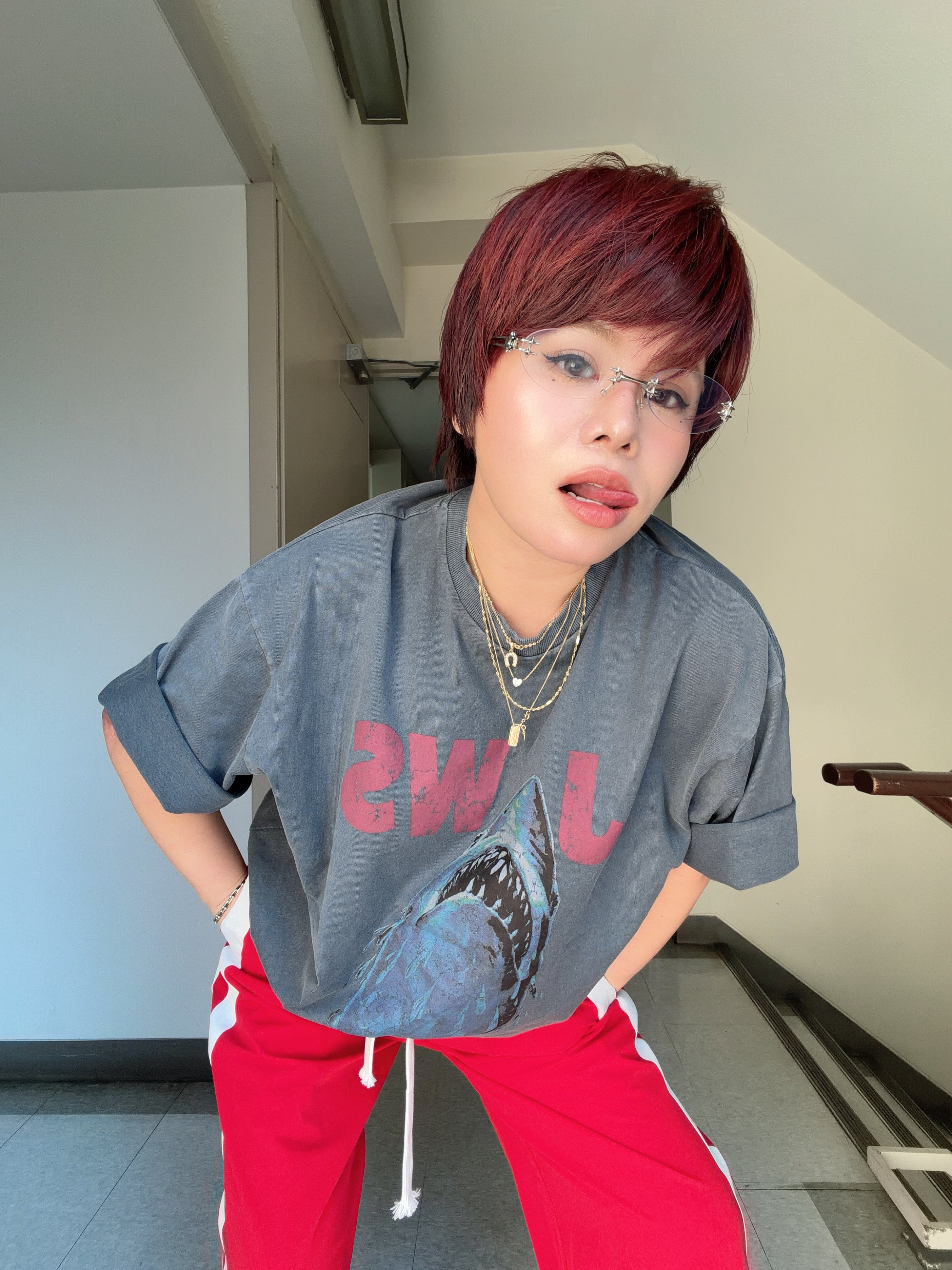 【W.E.Y】Sharp Muse Glasses