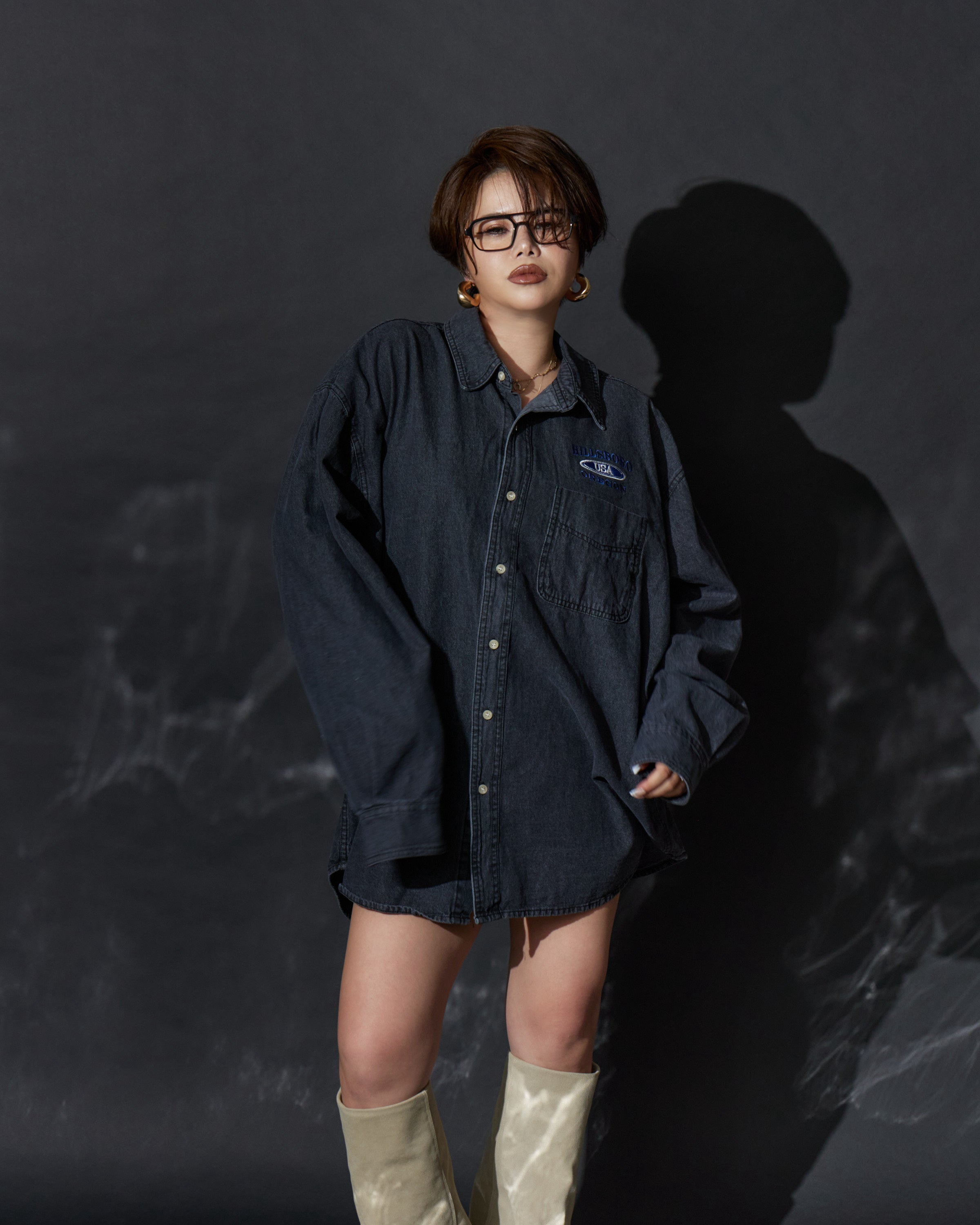 Vintage Wash Denim Shirt