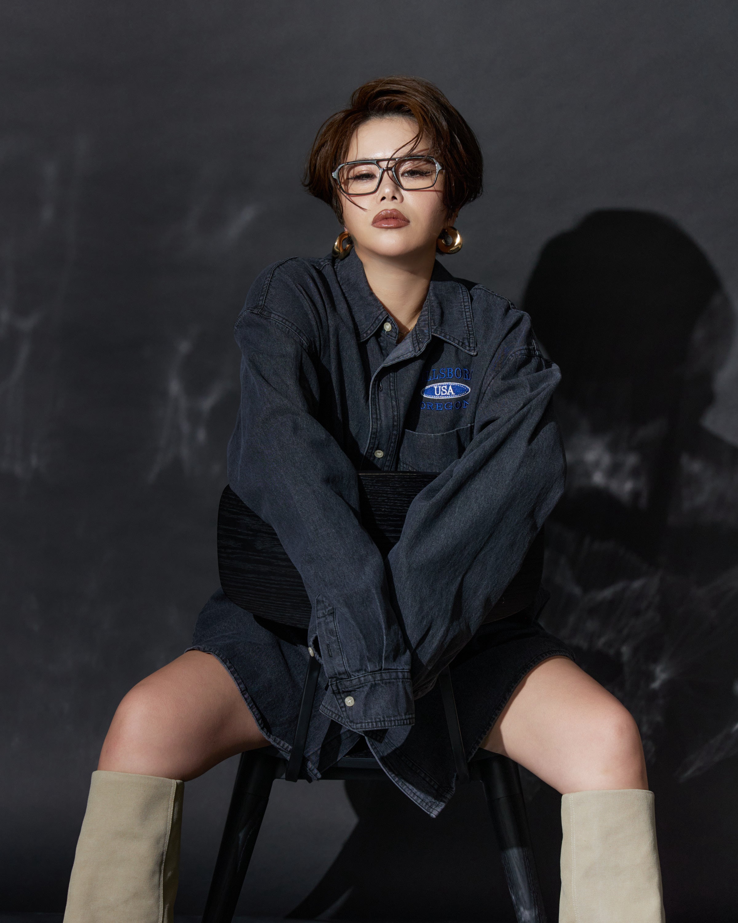 Vintage Wash Denim Shirt