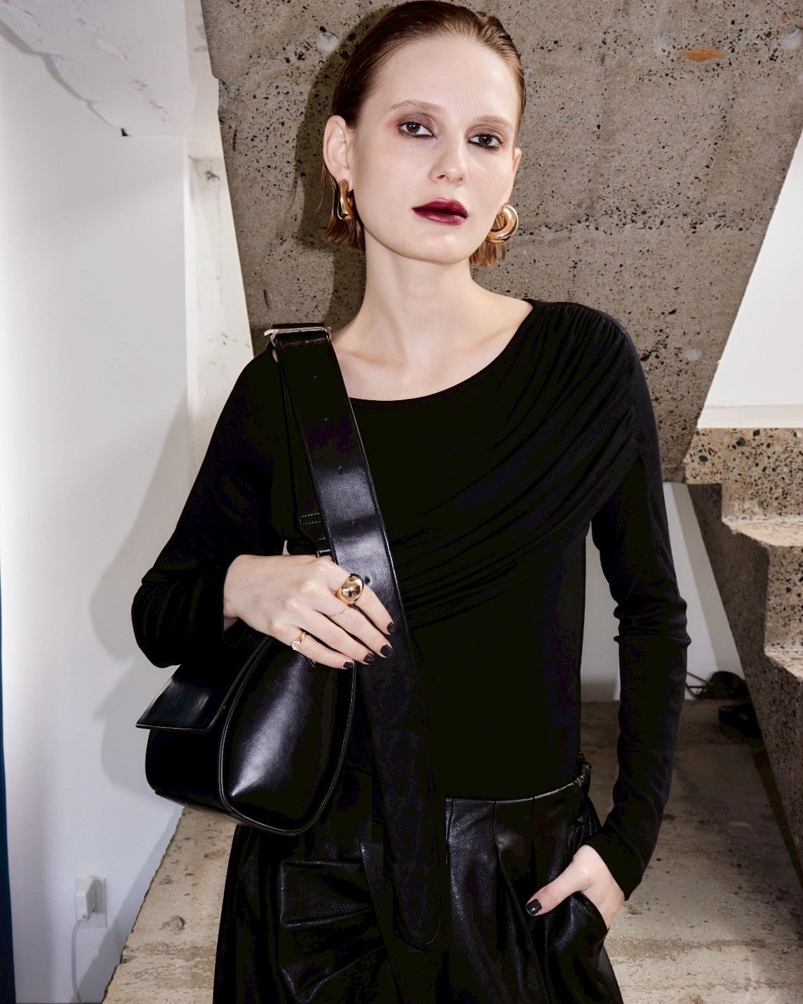 Drape One-Shoulder Tops