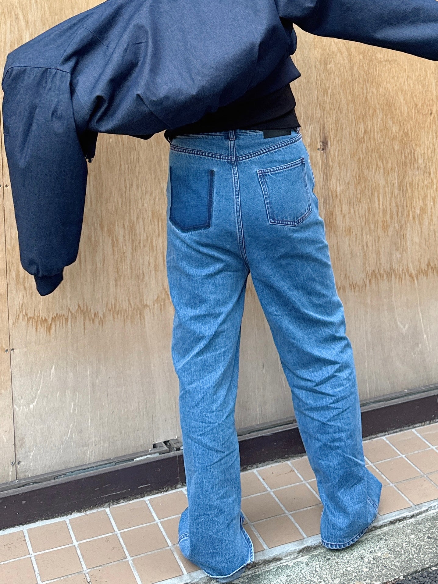 Trace Back Straight Jeans