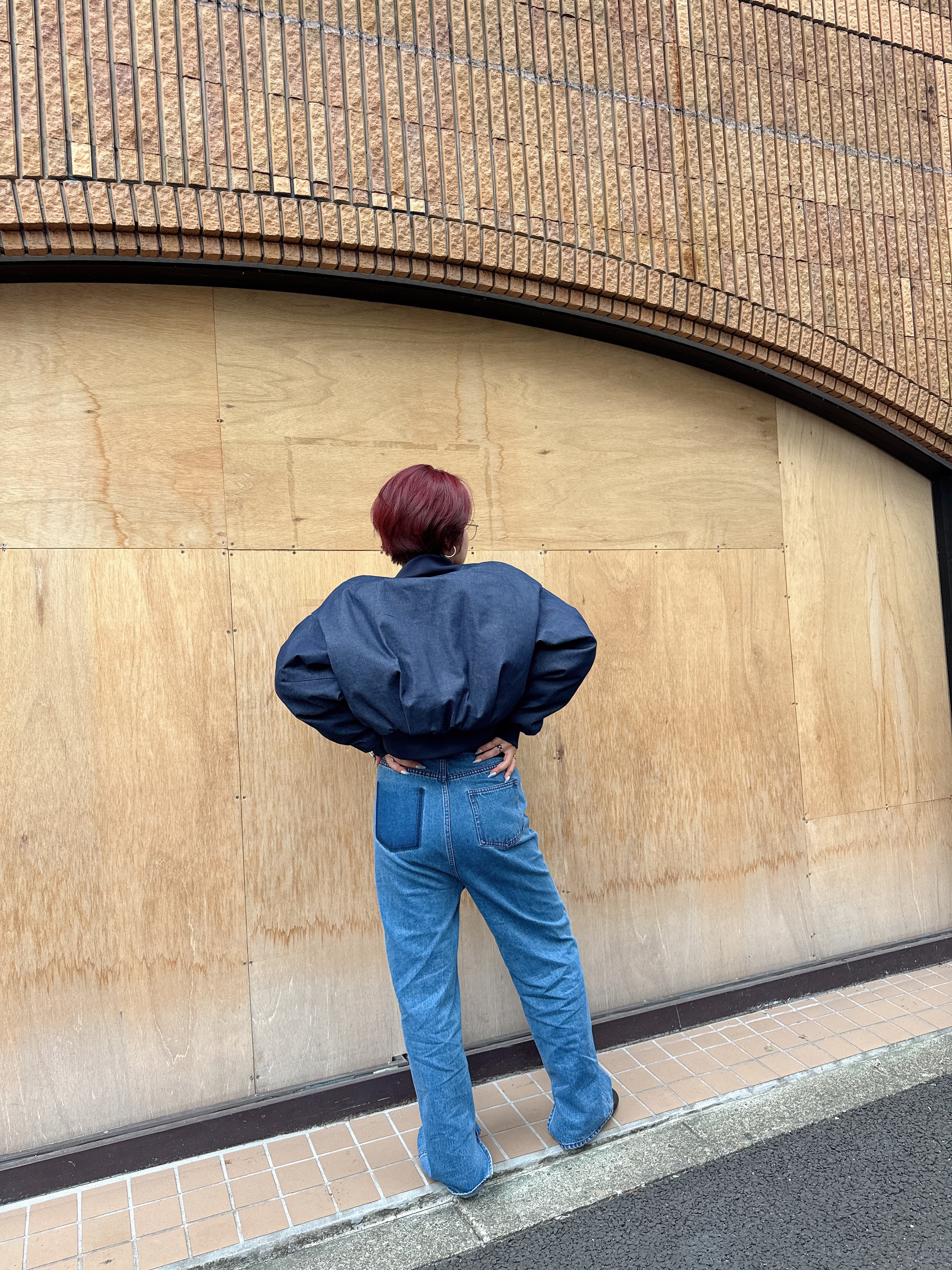 Trace Back Straight Jeans