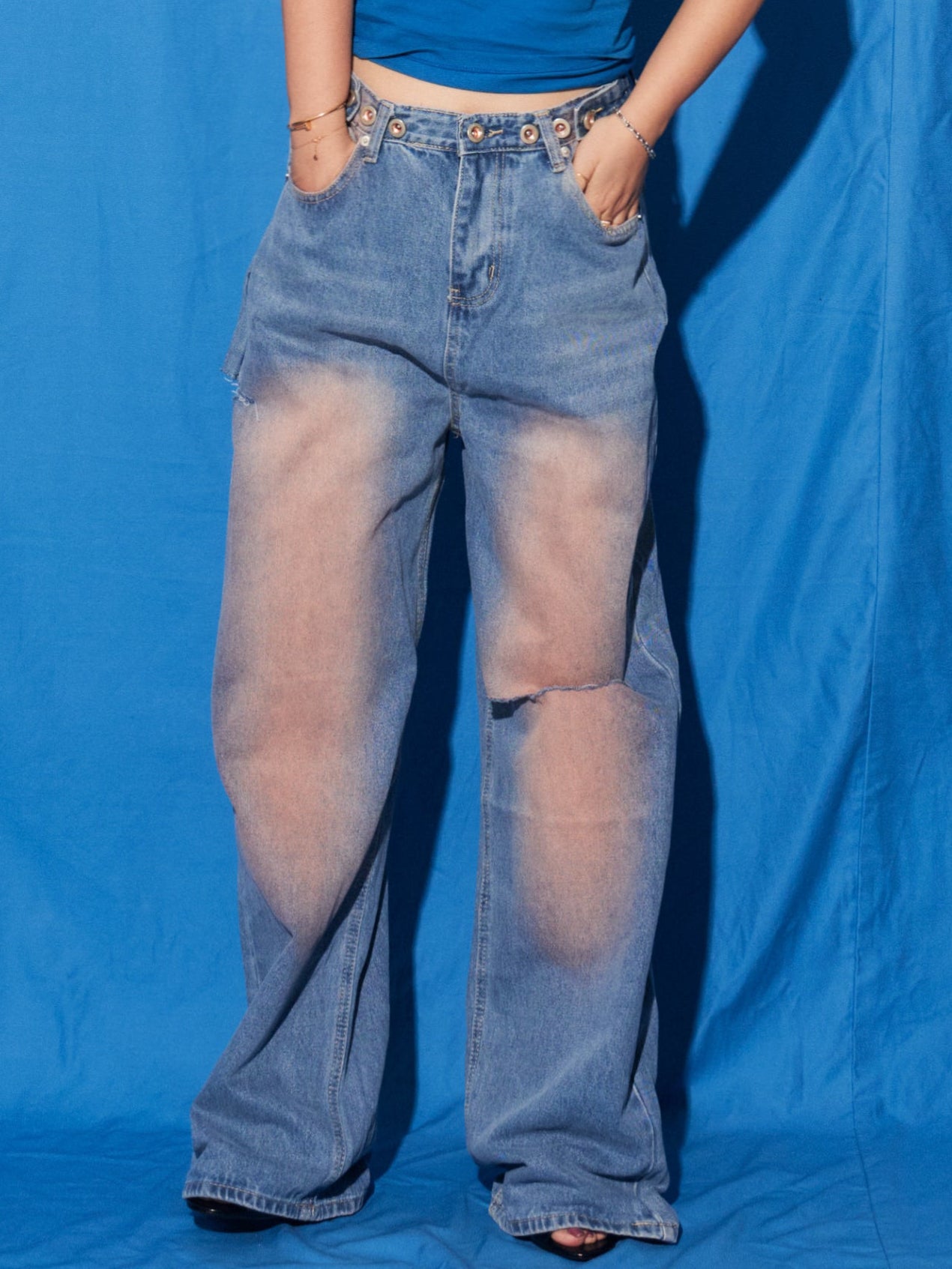 Pink Fade Jeans
