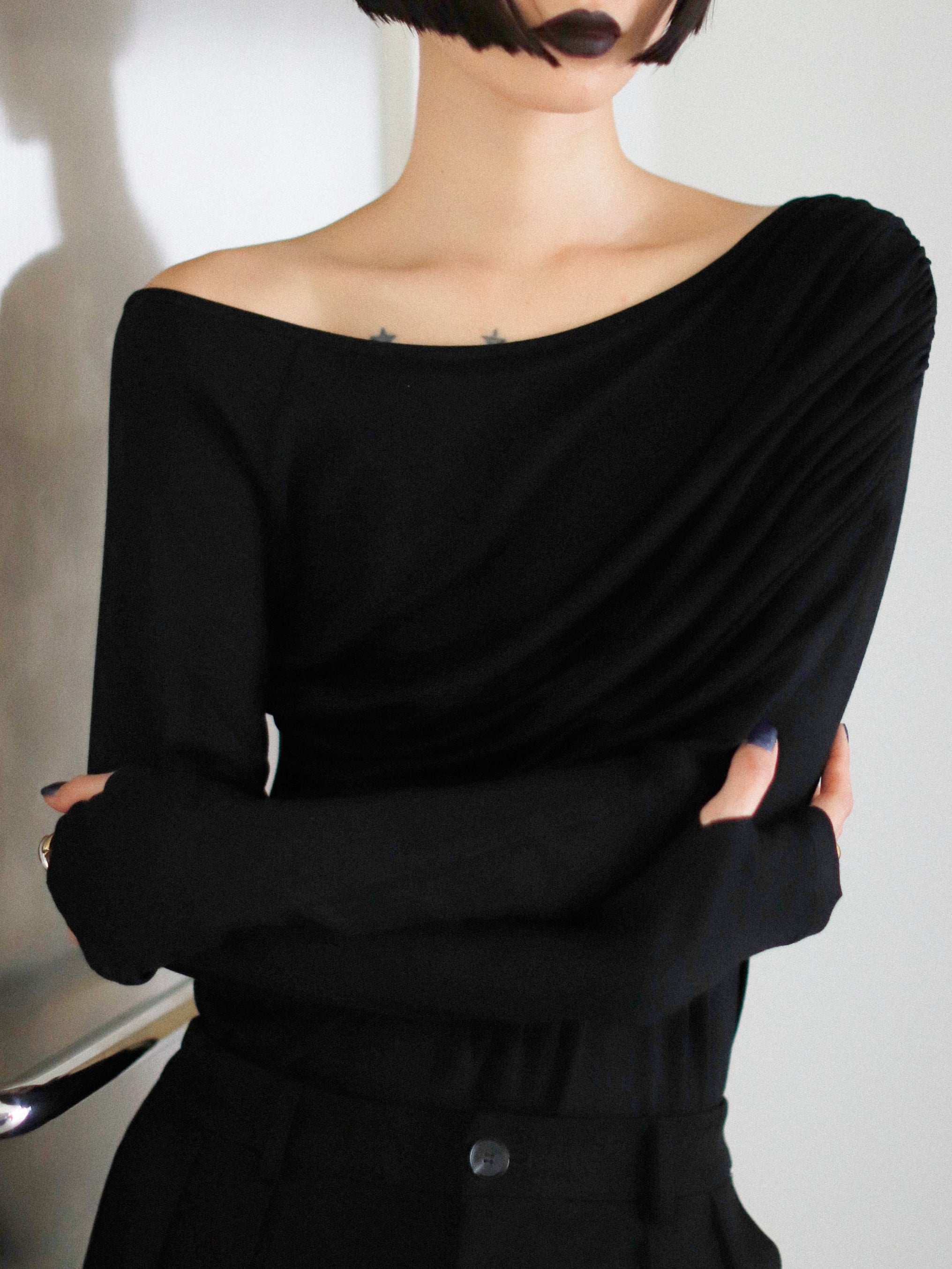Drape One-Shoulder Tops