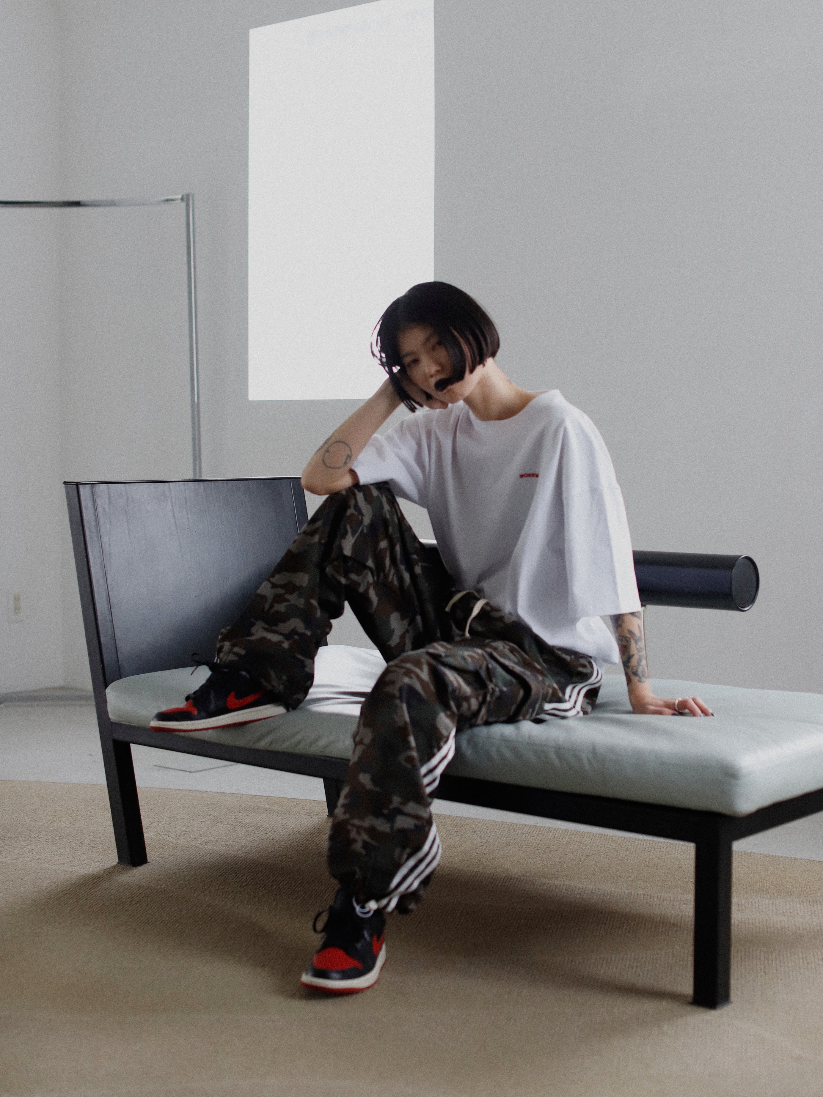 Camouflage Side Line Pants