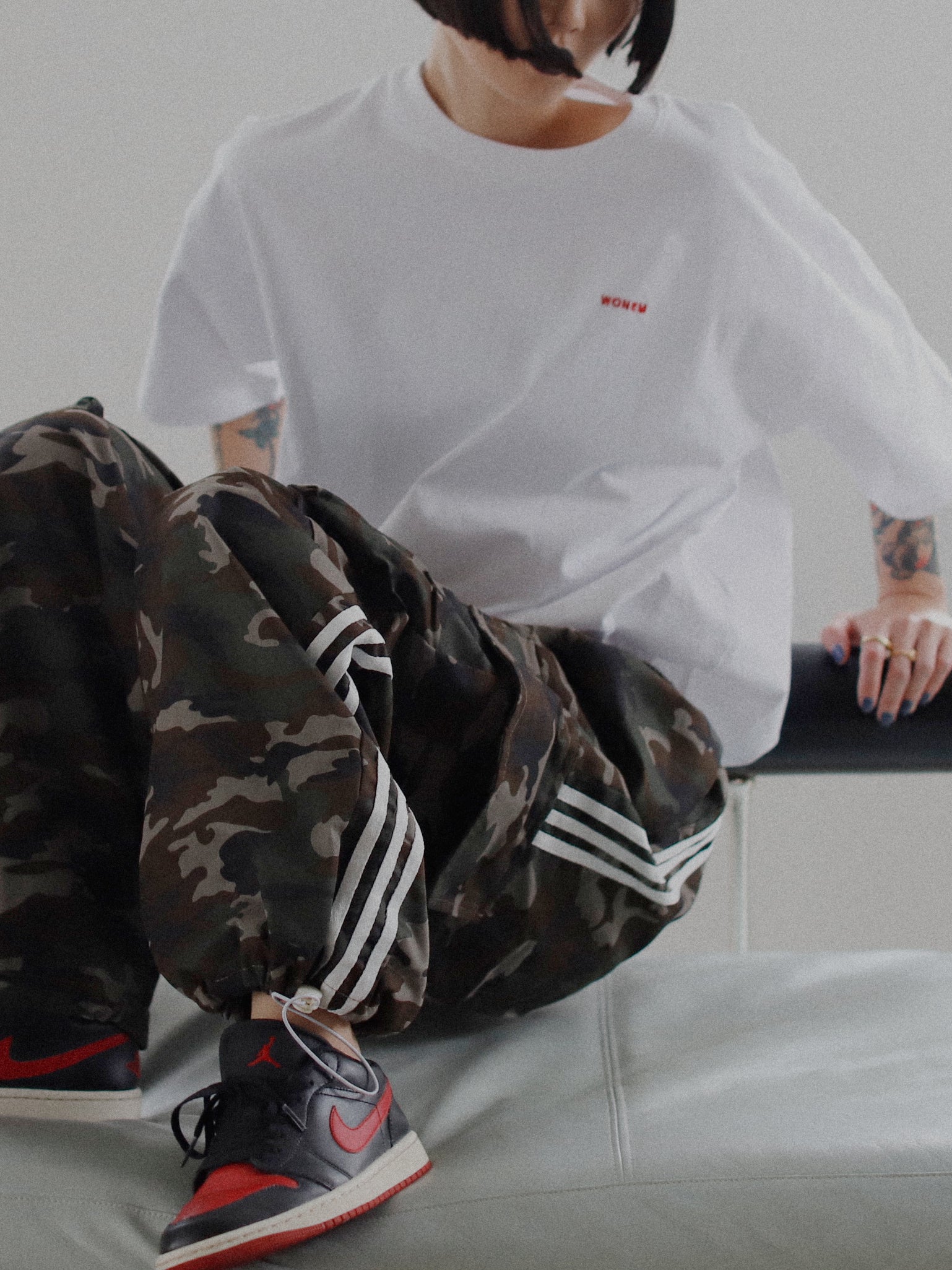 Camouflage Side Line Pants