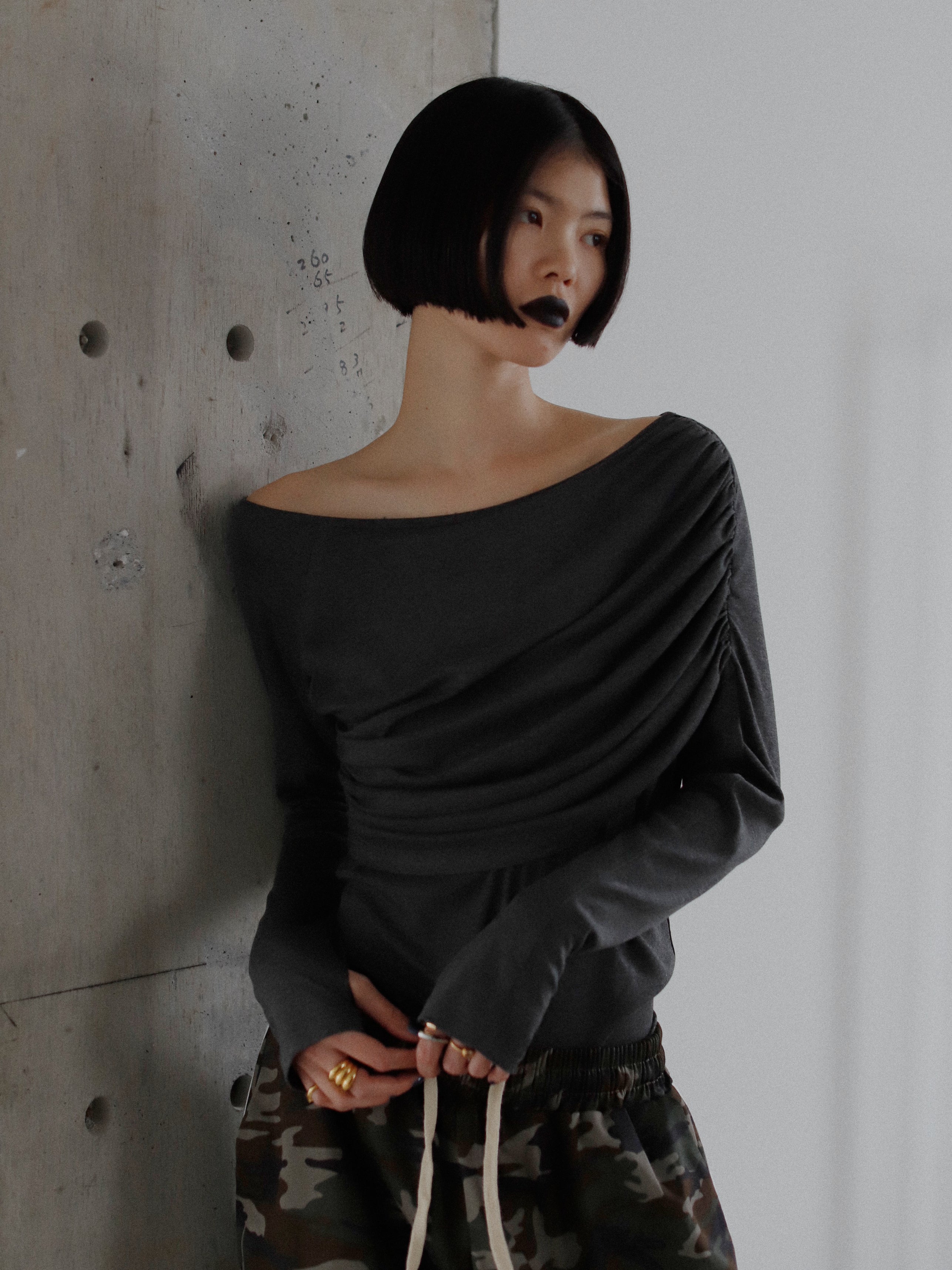 Drape One-Shoulder Tops