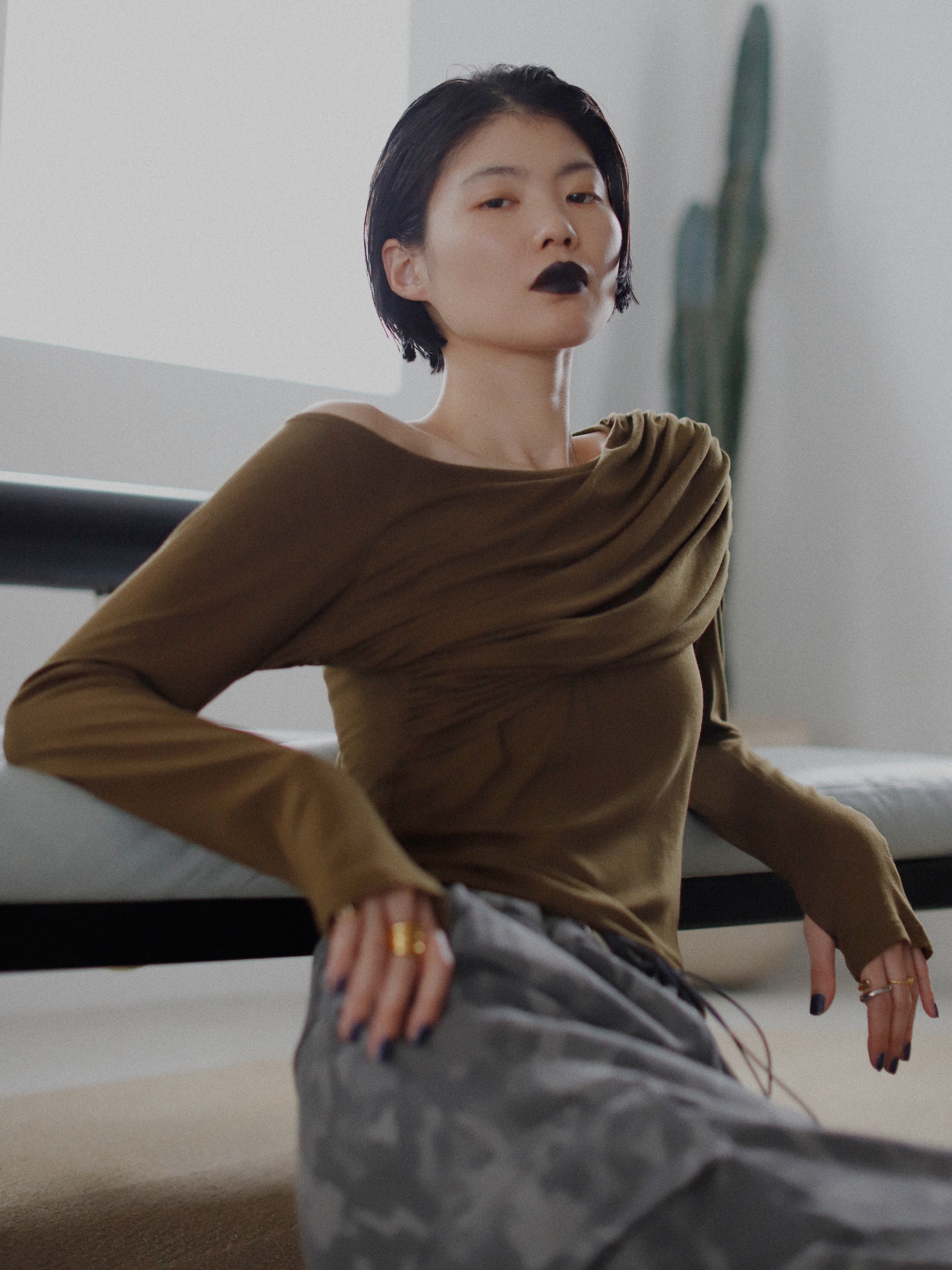 Drape One-Shoulder Tops