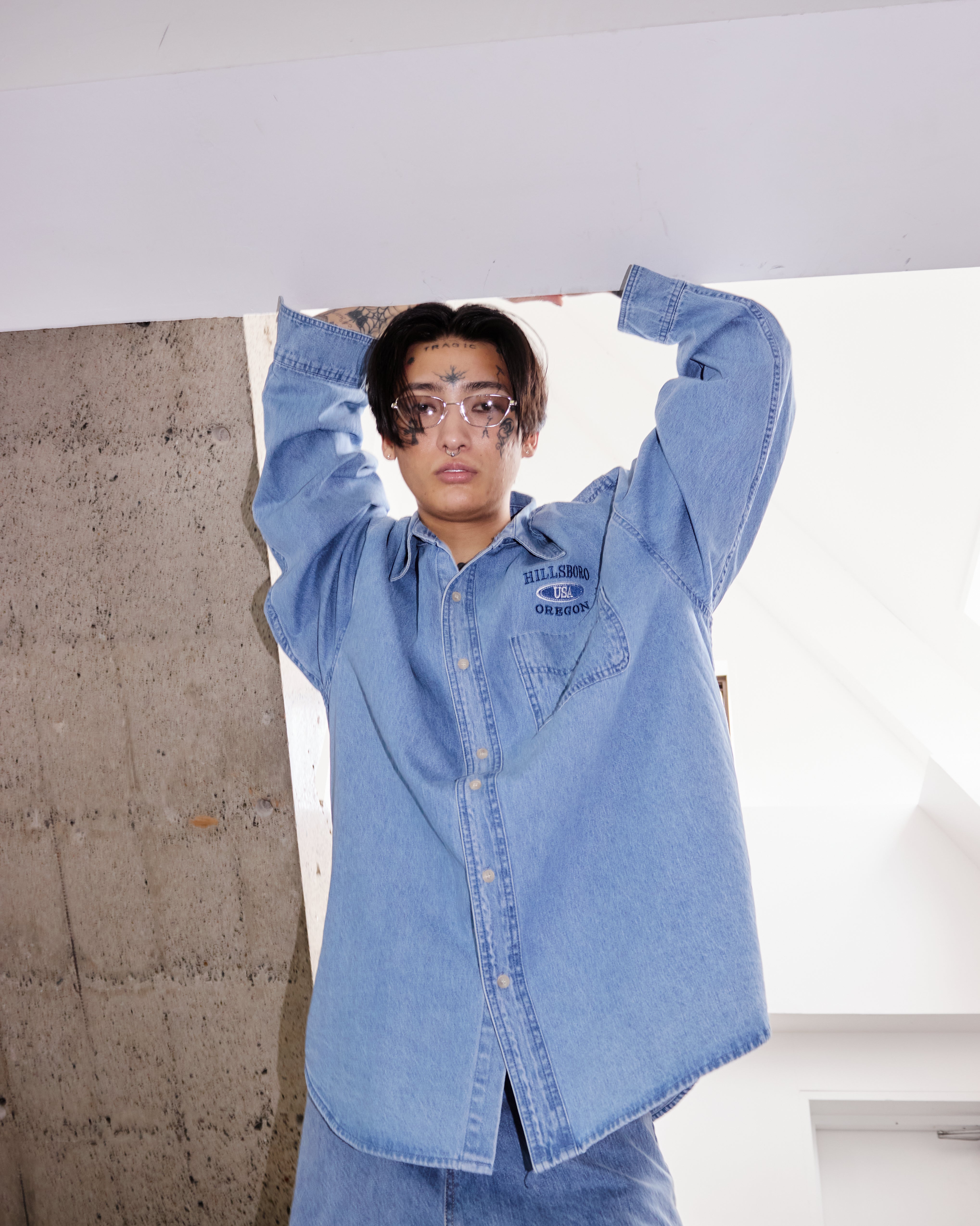 Vintage Wash Denim Shirt