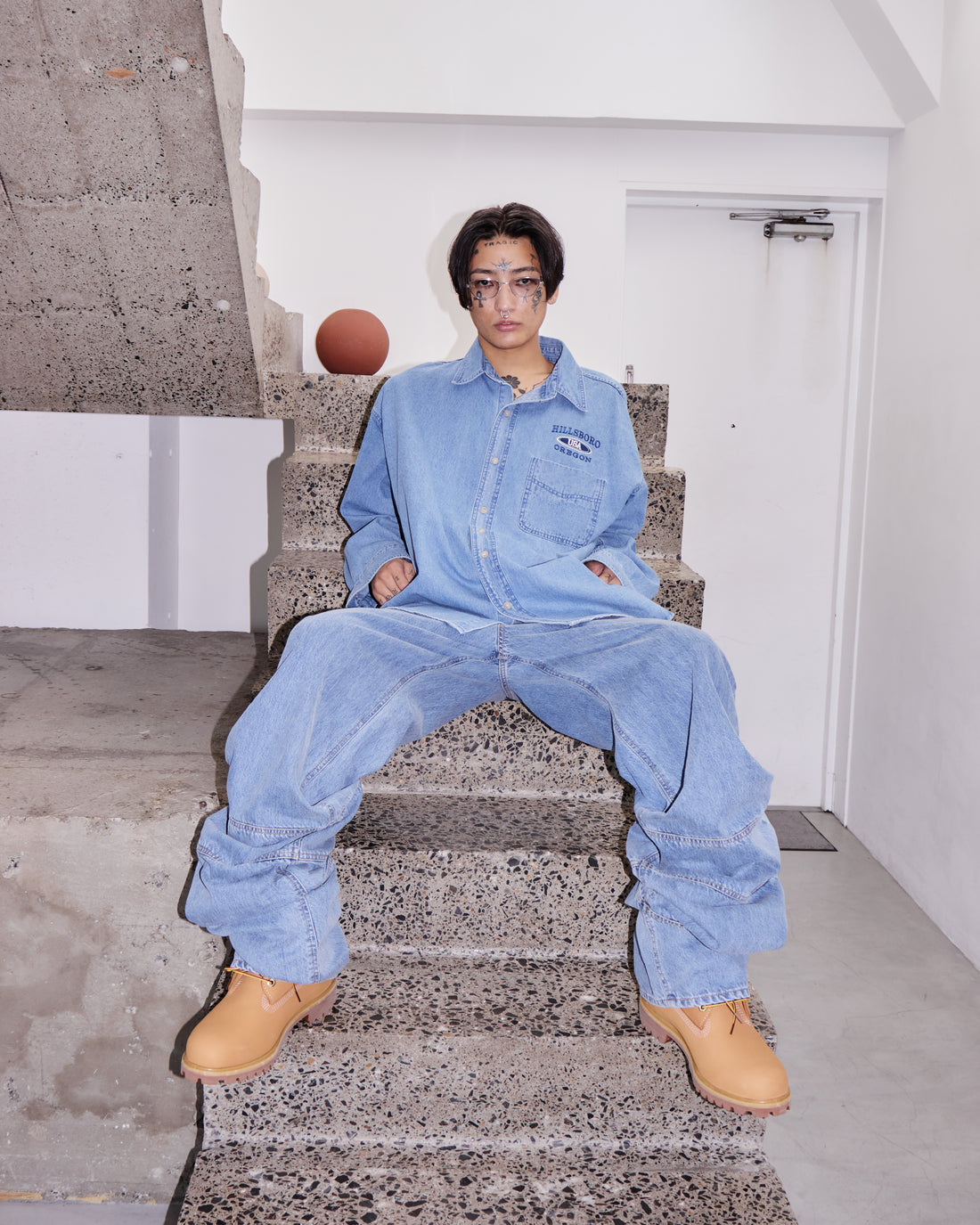 Vintage Wash Denim Shirt
