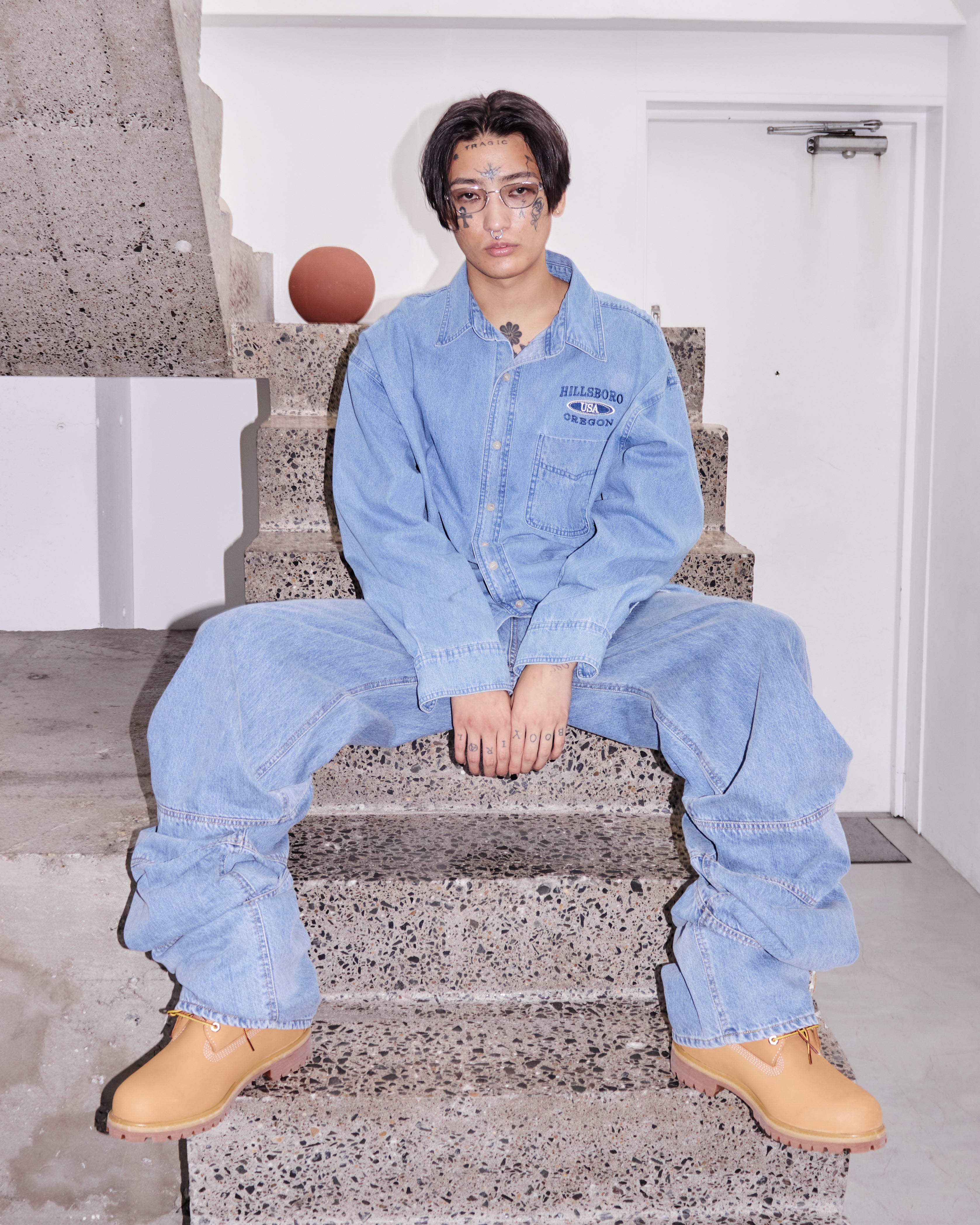 Vintage Wash Denim Shirt