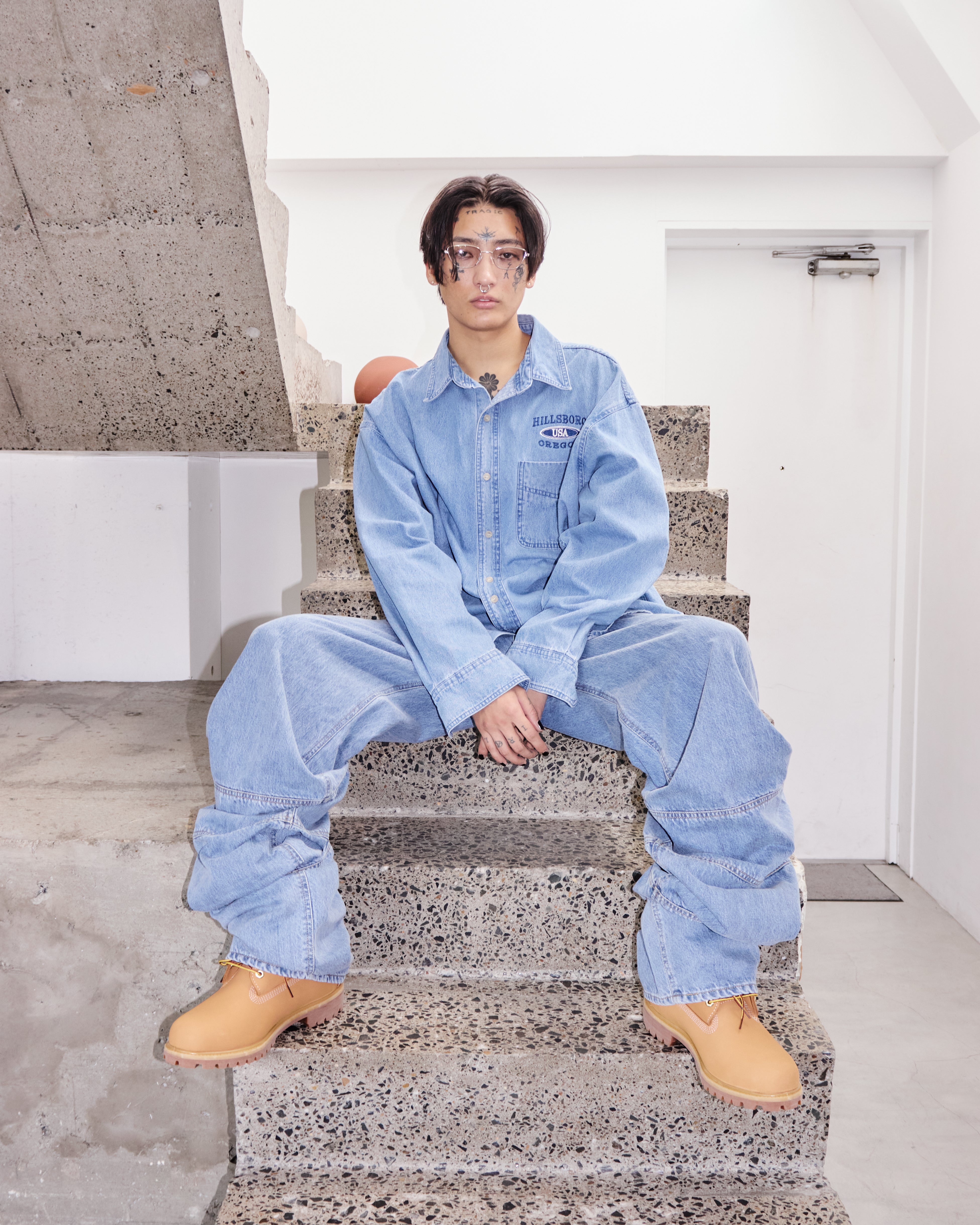 Vintage Wash Denim Shirt